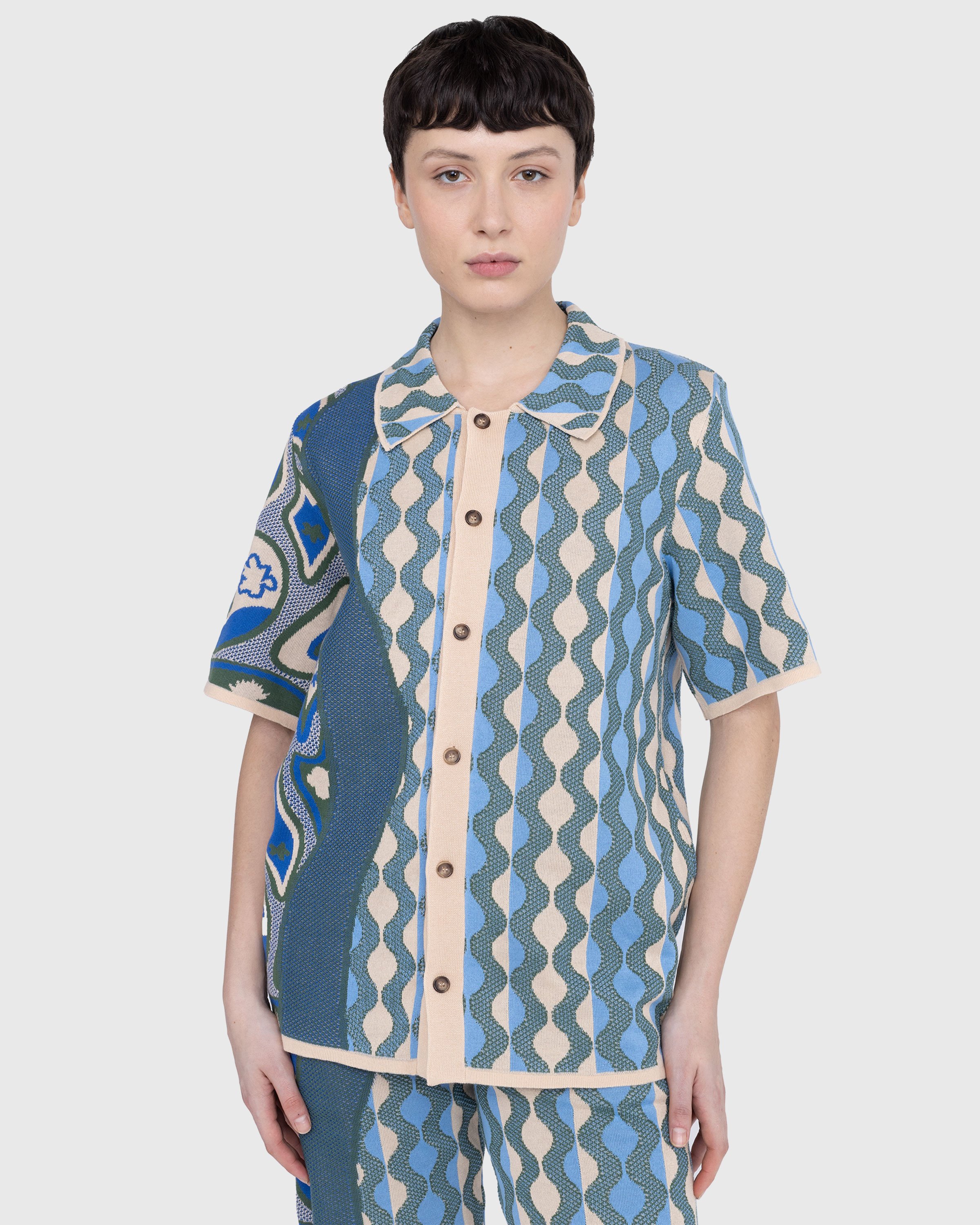 Ahluwalia - Katrina Knit Shirt - Clothing - Beige - Image 5
