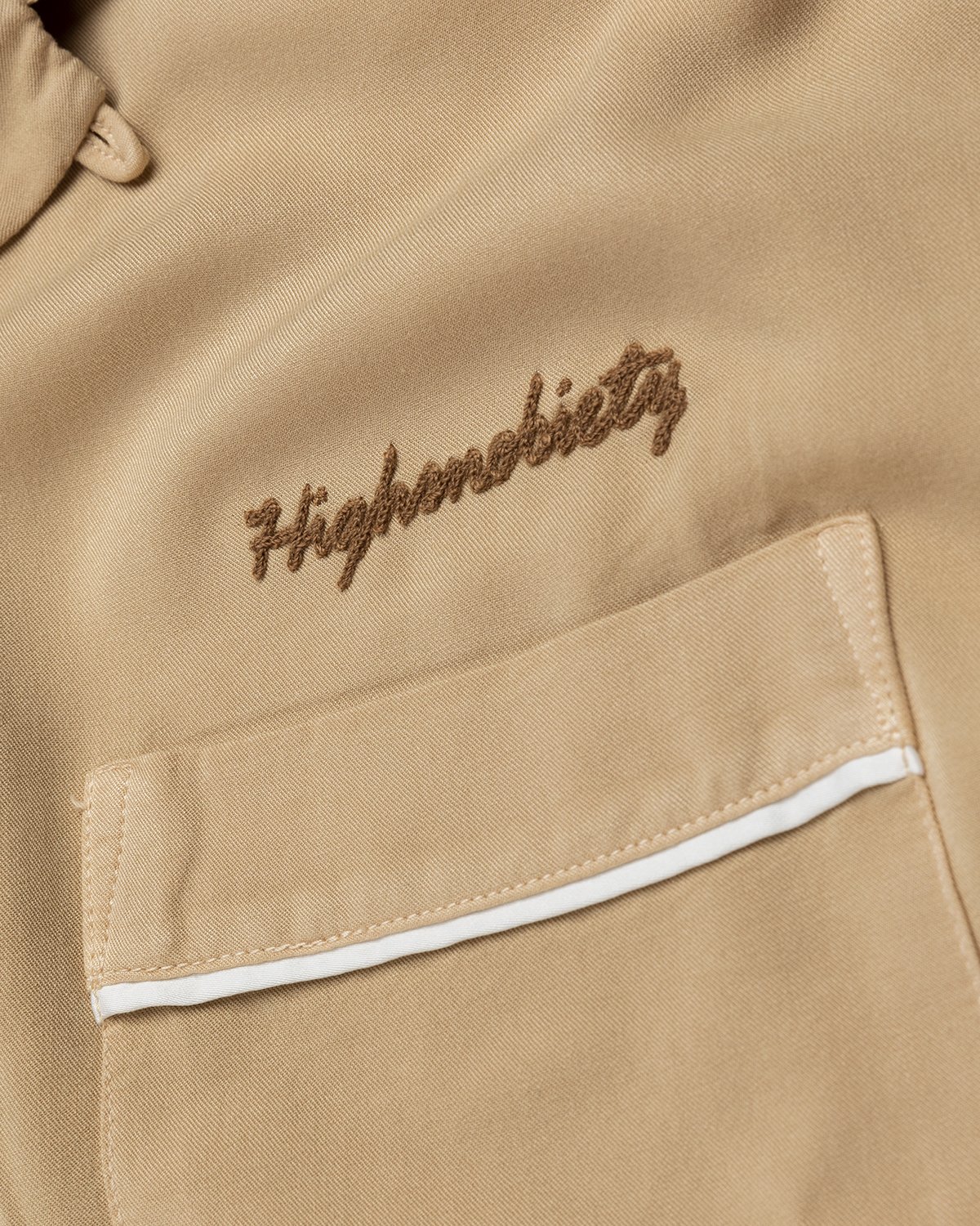 Highsnobiety - Bowling Shirt Beige - Clothing - Brown - Image 4