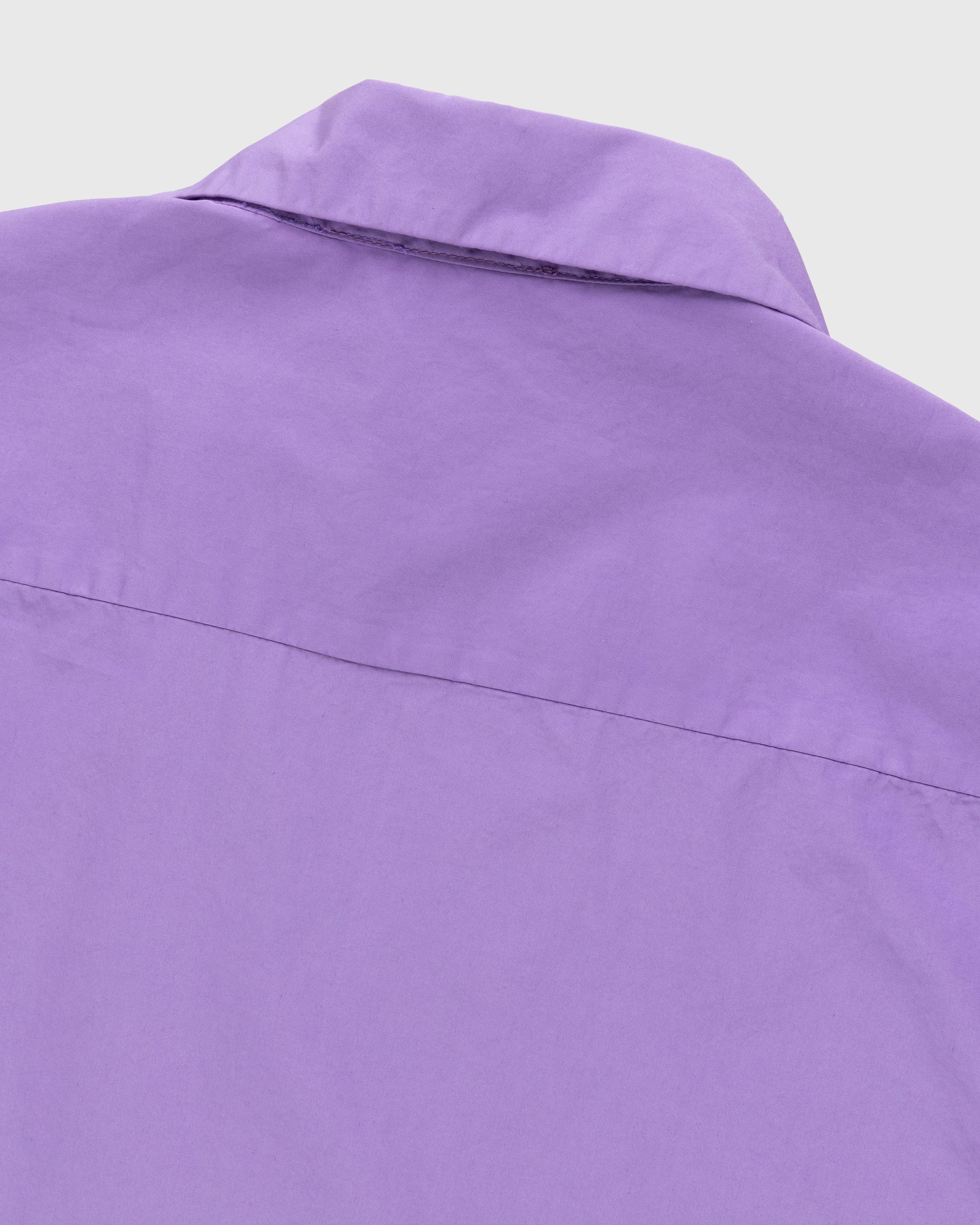 Winnie New York - Cotton Camp Shirt Lavender - Clothing - Purple - Image 3