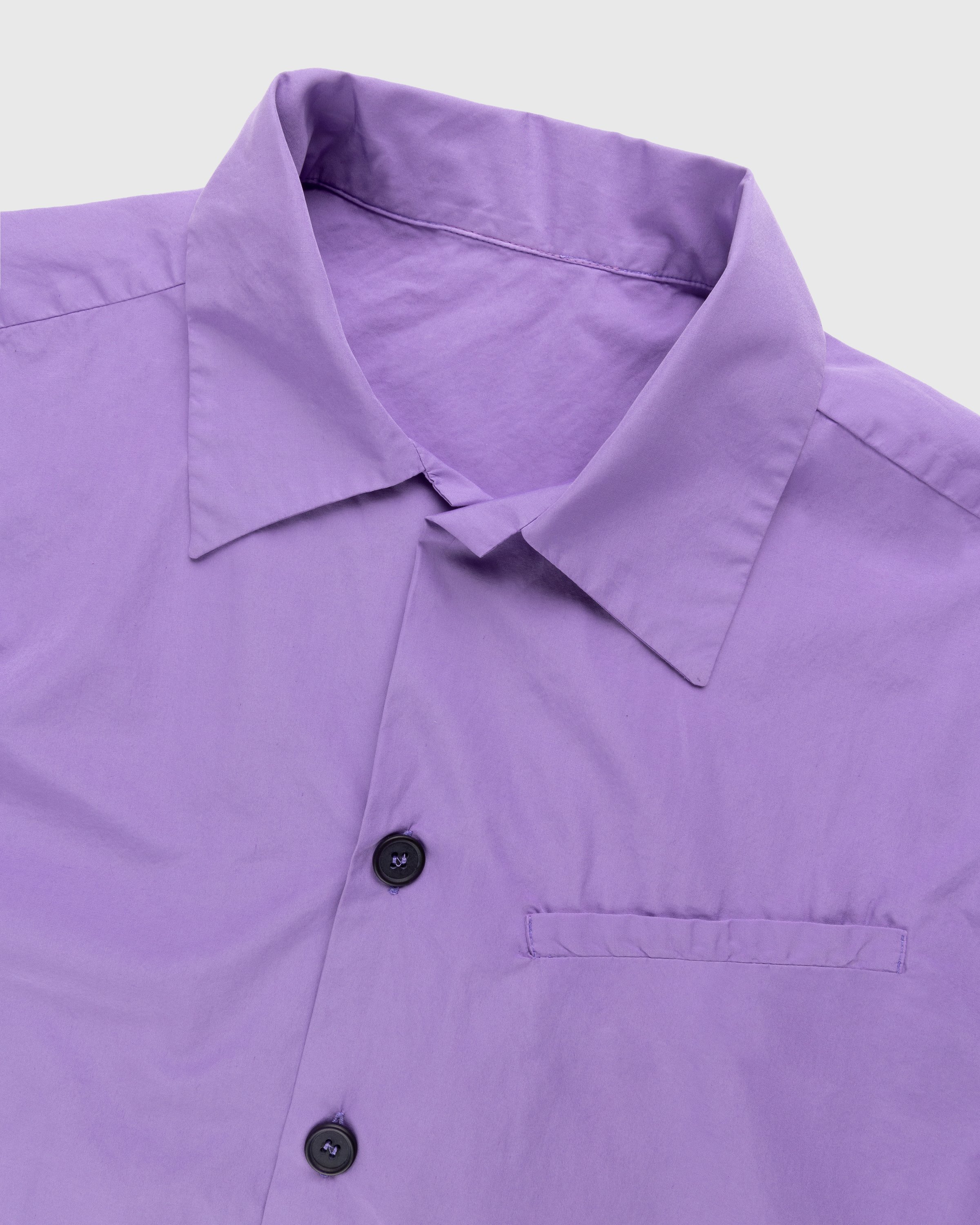 Winnie New York - Cotton Camp Shirt Lavender - Clothing - Purple - Image 4