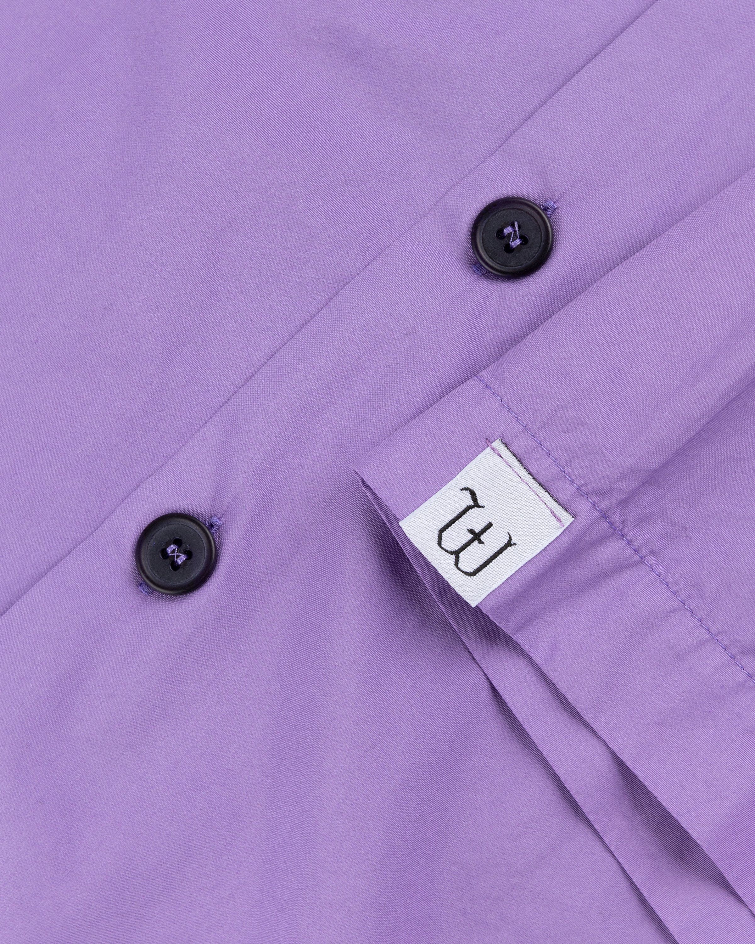 Winnie New York - Cotton Camp Shirt Lavender - Clothing - Purple - Image 5