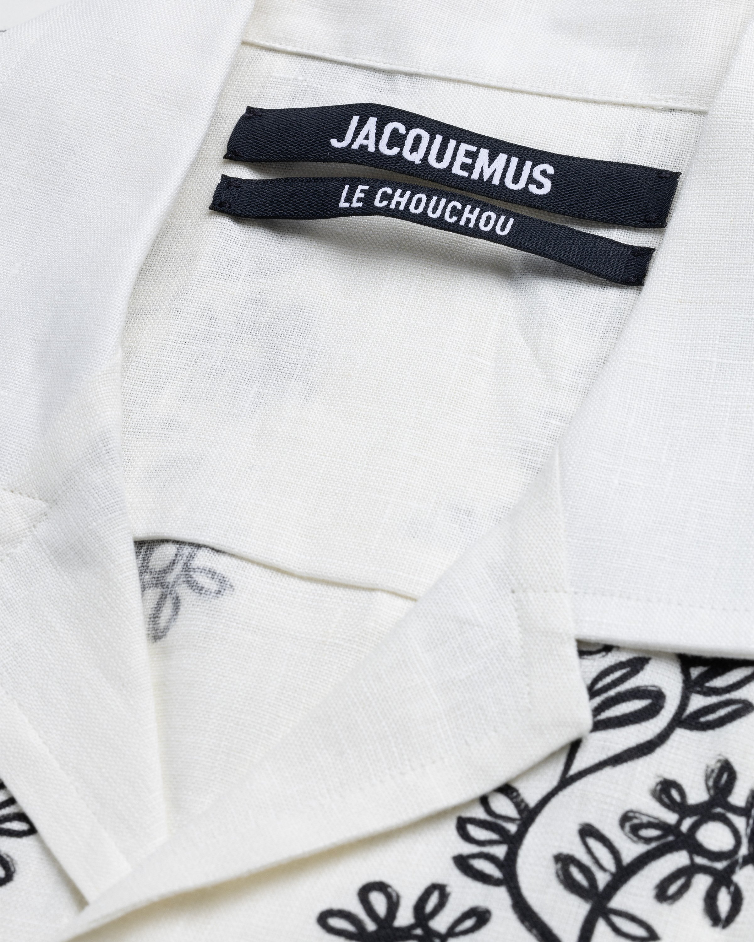 JACQUEMUS - La Chemise Jean Print Black Provencales Flowers - Clothing - Multi - Image 6