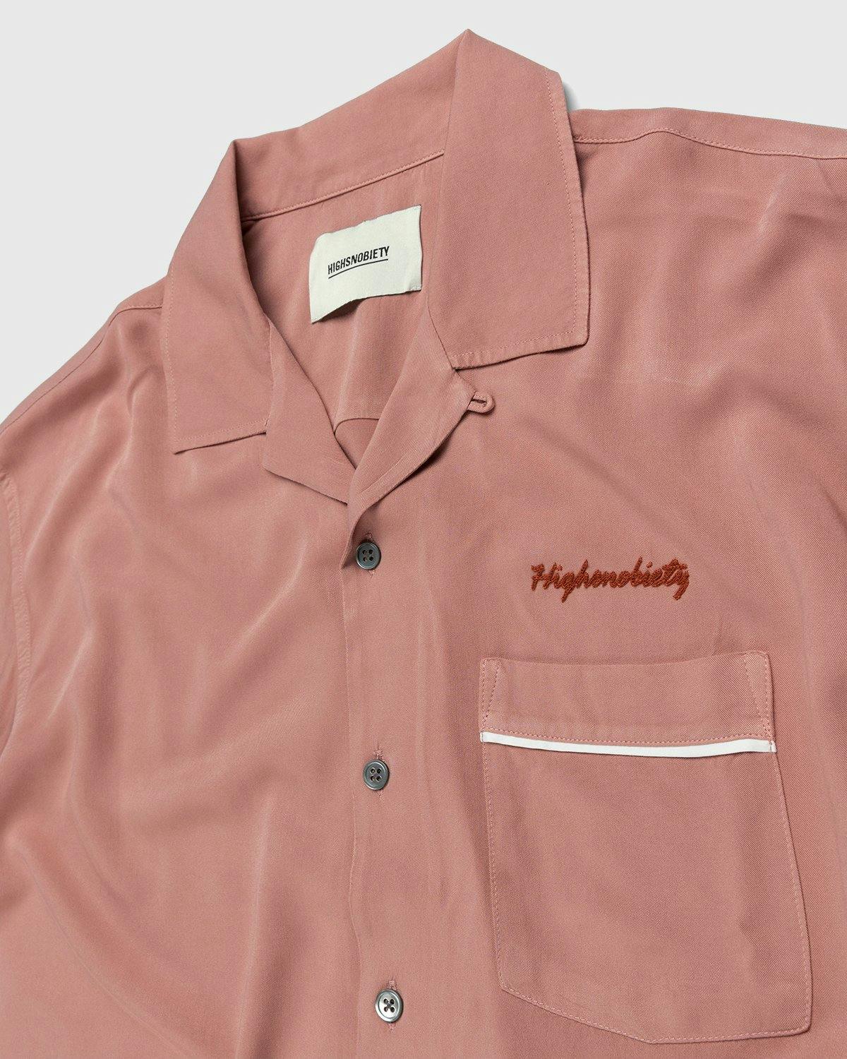 Highsnobiety - Bowling Shirt Mauve - Clothing - Pink - Image 3