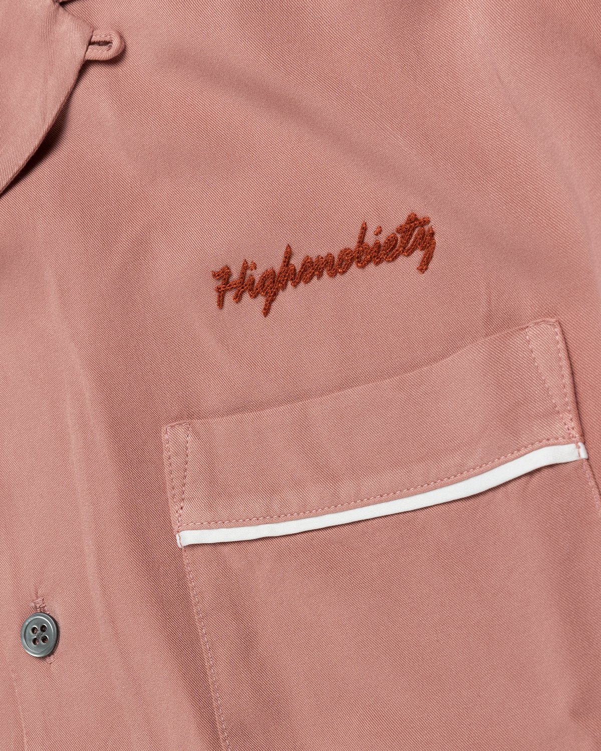 Highsnobiety - Bowling Shirt Mauve - Clothing - Pink - Image 4