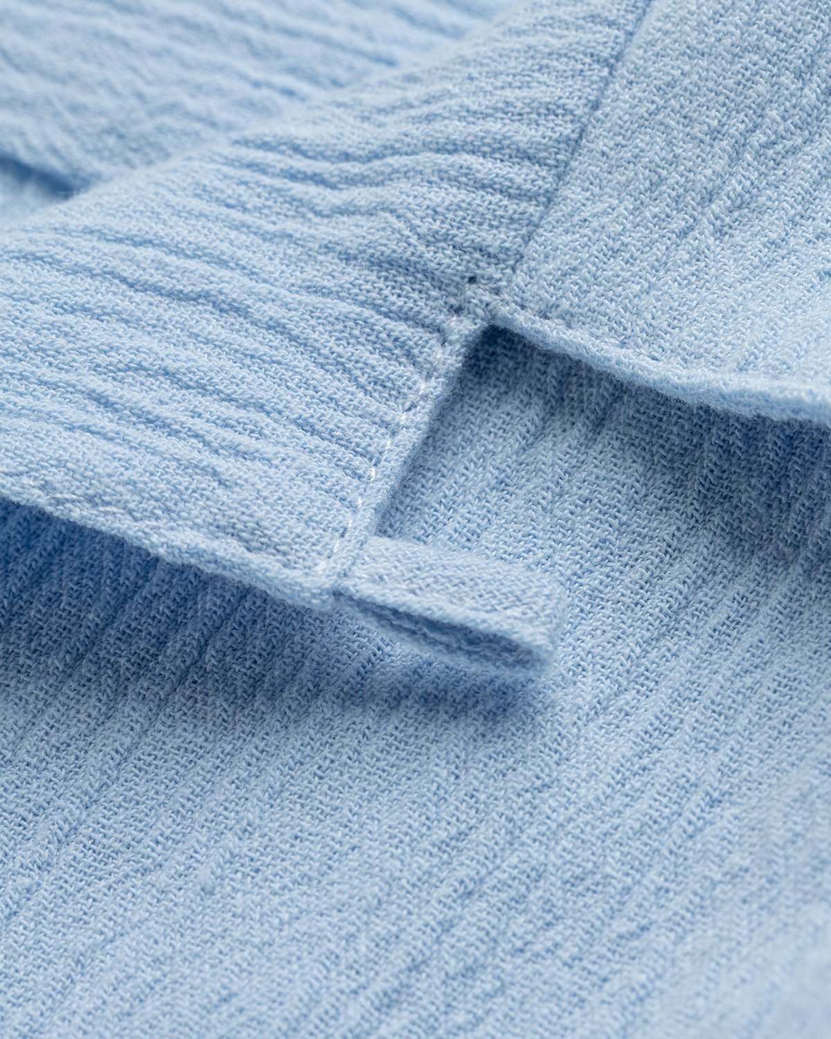 Highsnobiety - Crepe Short Sleeve Shirt Sky Blue - Clothing - Blue - Image 5