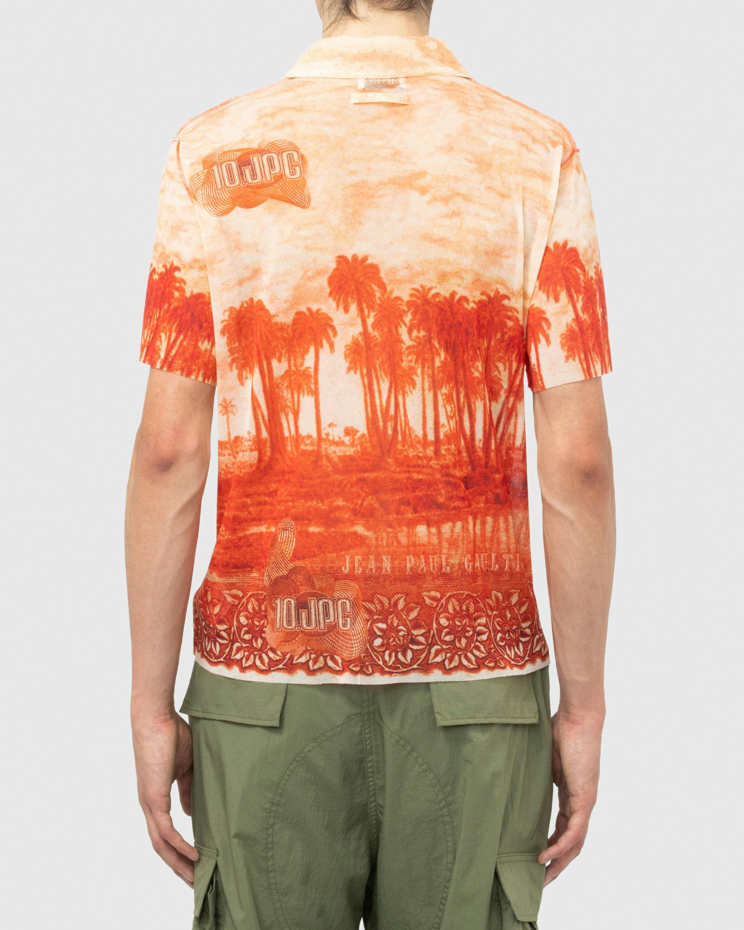 Jean Paul Gaultier - Palm Tree Summer Shirt Ecru/Red - Clothing - Red - Image 2