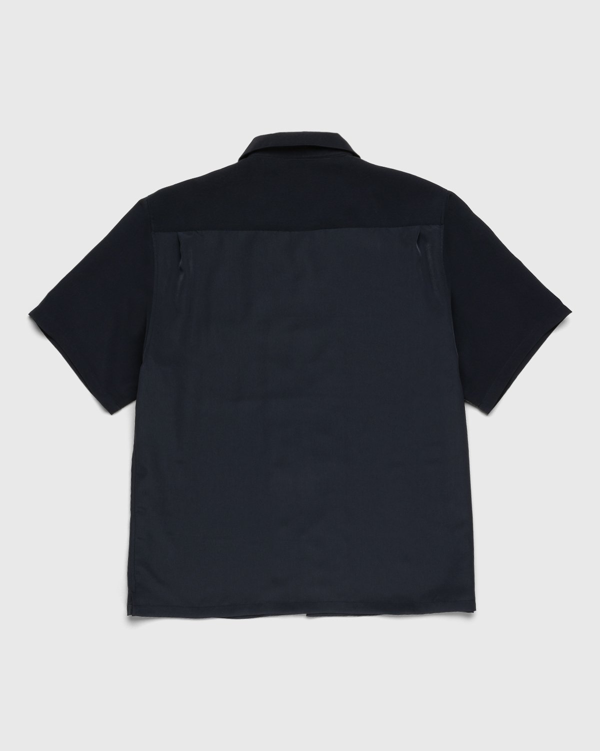 Highsnobiety - Rayon Short-Sleeve Shirt Navy Cream - Clothing - Blue - Image 2