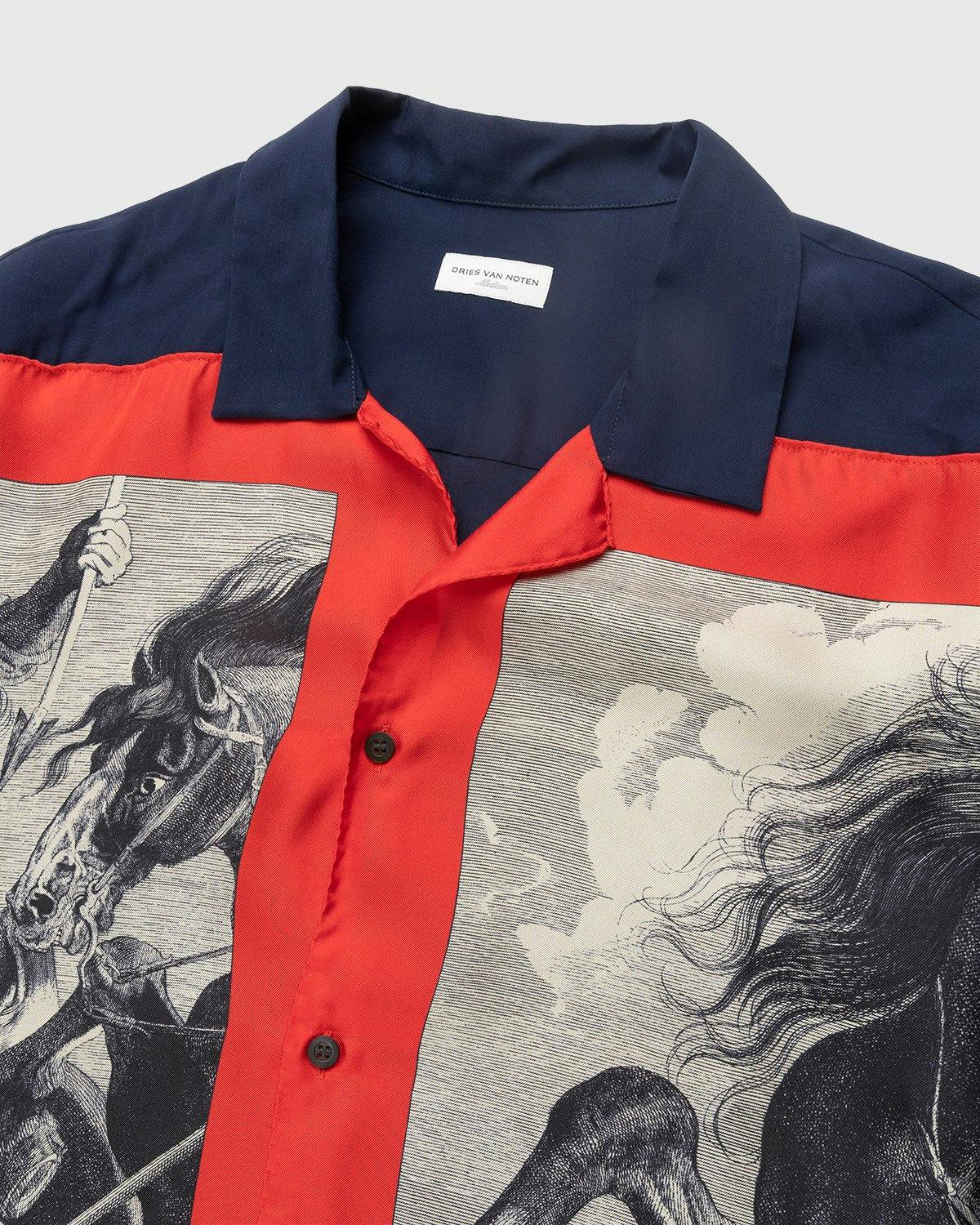 Dries van Noten - Cassif Silk Shirt Ecru - Clothing - Silver - Image 5