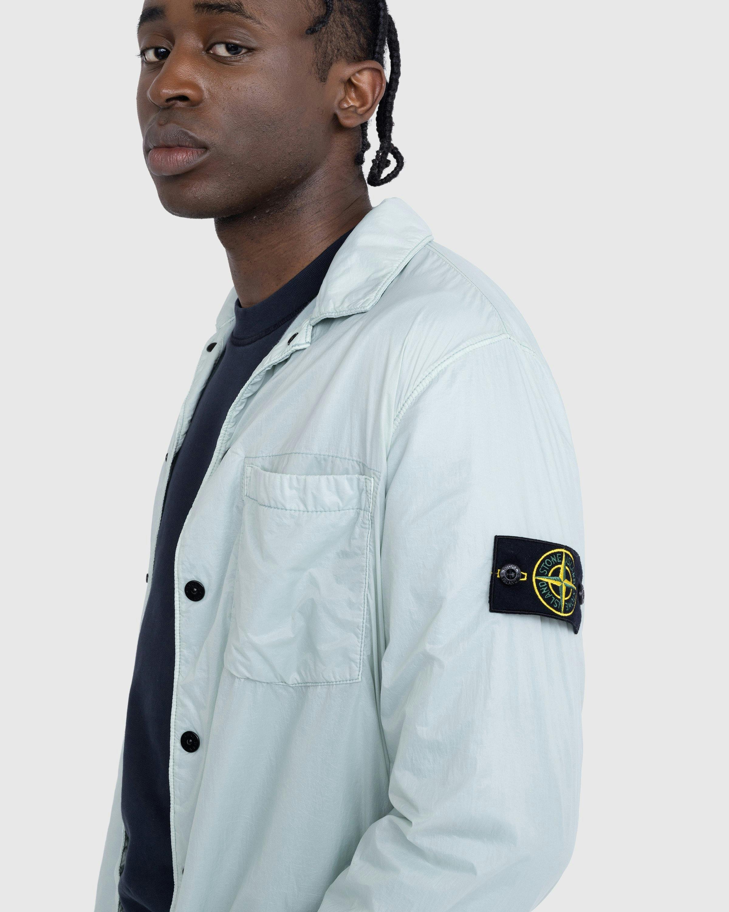 Stone Island - Overshirt Sky Blue 11025 - Clothing - Blue - Image 4