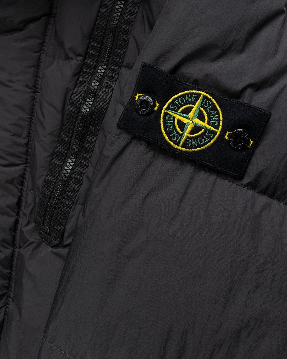 Stone Island - Garment Dyed Real Down Blouson Charcoal - Clothing - Black - Image 9
