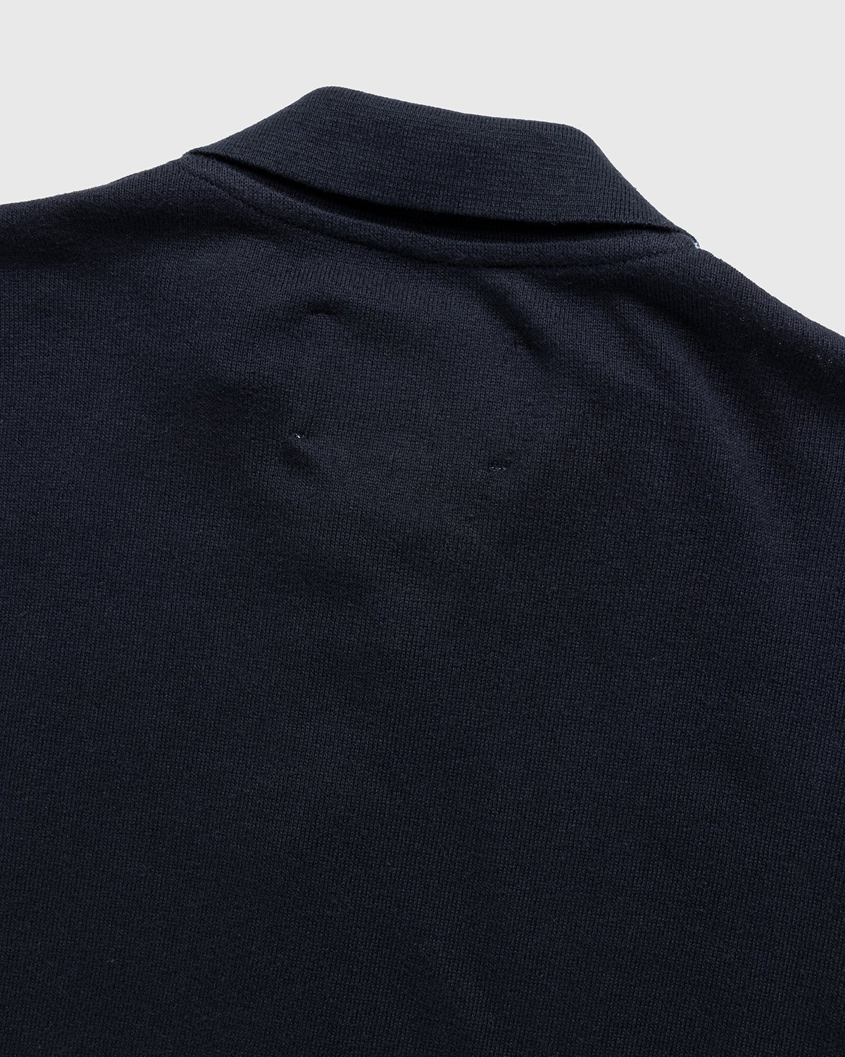 Highsnobiety - Knit Bowling Shirt Blue Black - Clothing - Blue - Image 4