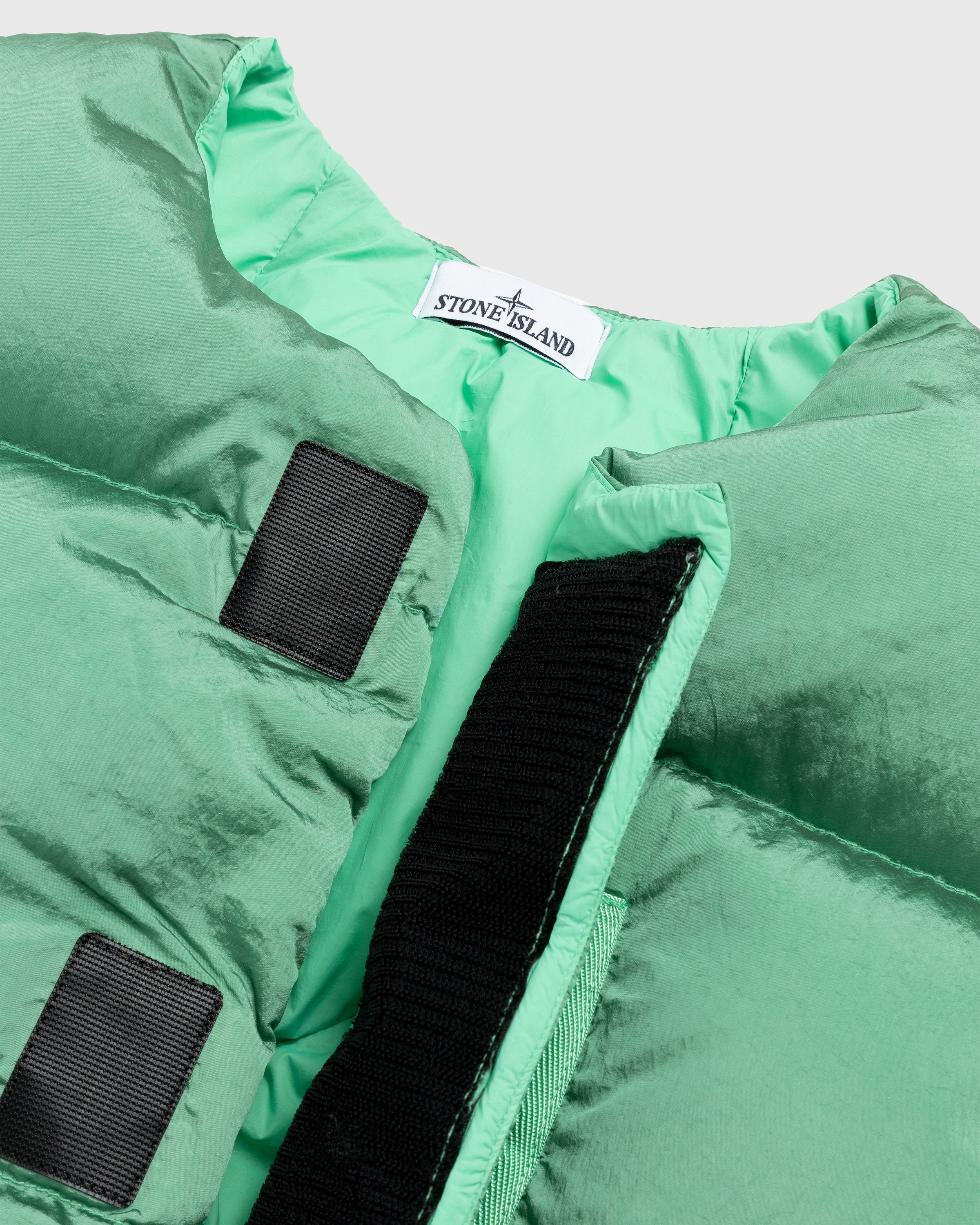 Stone Island - Nylon Metal Down Vest Light Green - Clothing - Green - Image 3