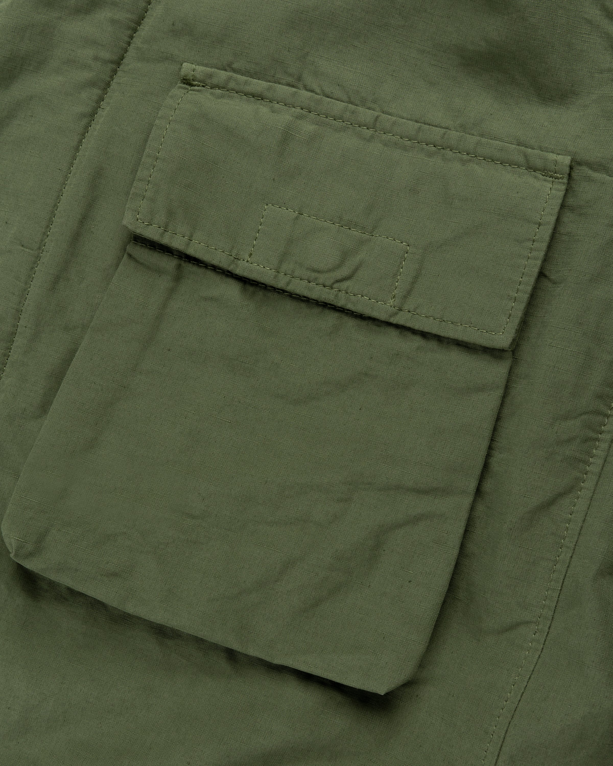 Stone Island - 42406 Garment-Dyed Shirt Jacket With Detachable Vest Olive - Clothing - Green - Image 6
