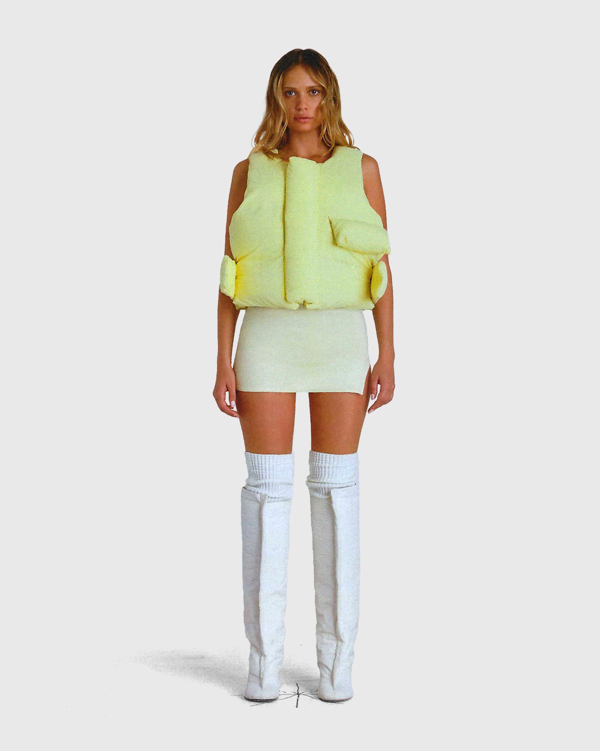 Entire Studios - Pillow Vest Blonde - Clothing - Yellow - Image 6