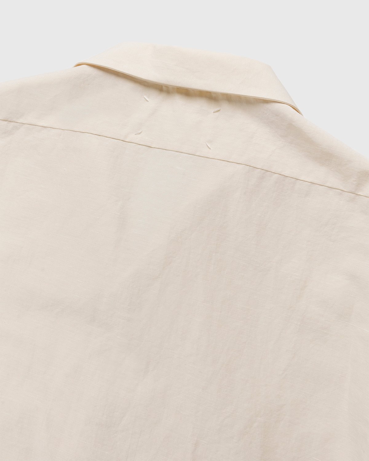 Maison Margiela - Ivory Button-Up Shirt Beige - Clothing - White - Image 5