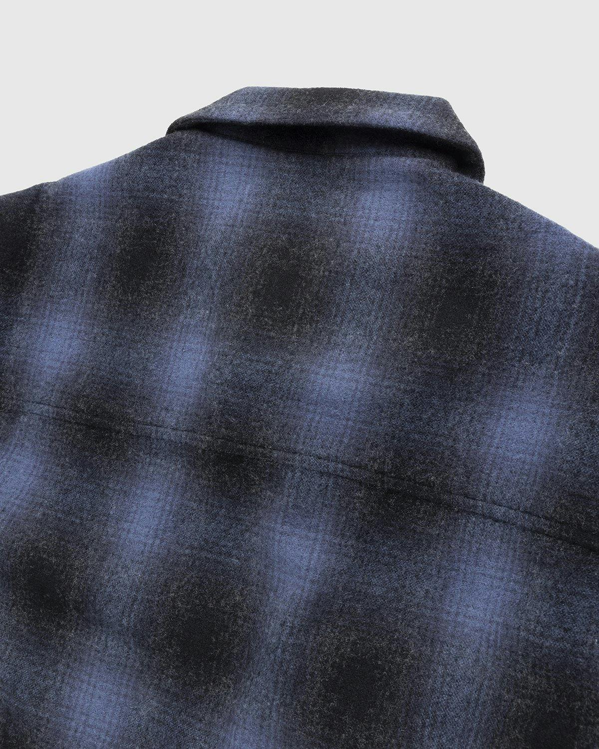 Highsnobiety - Plaid Zip Shirt Blue Black - Clothing - Blue - Image 4