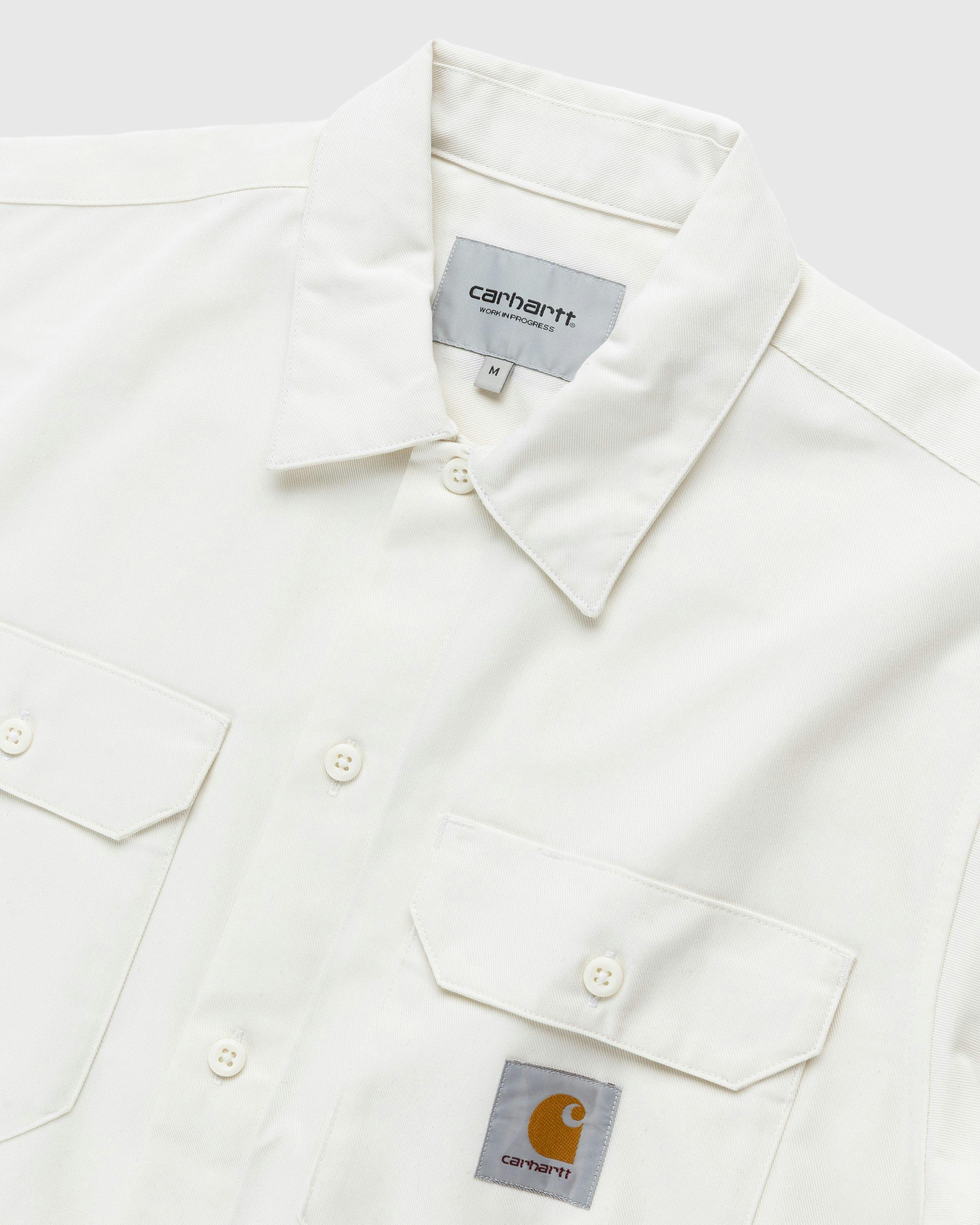 Carhartt WIP - Master Shirt Wax - Clothing - White - Image 4