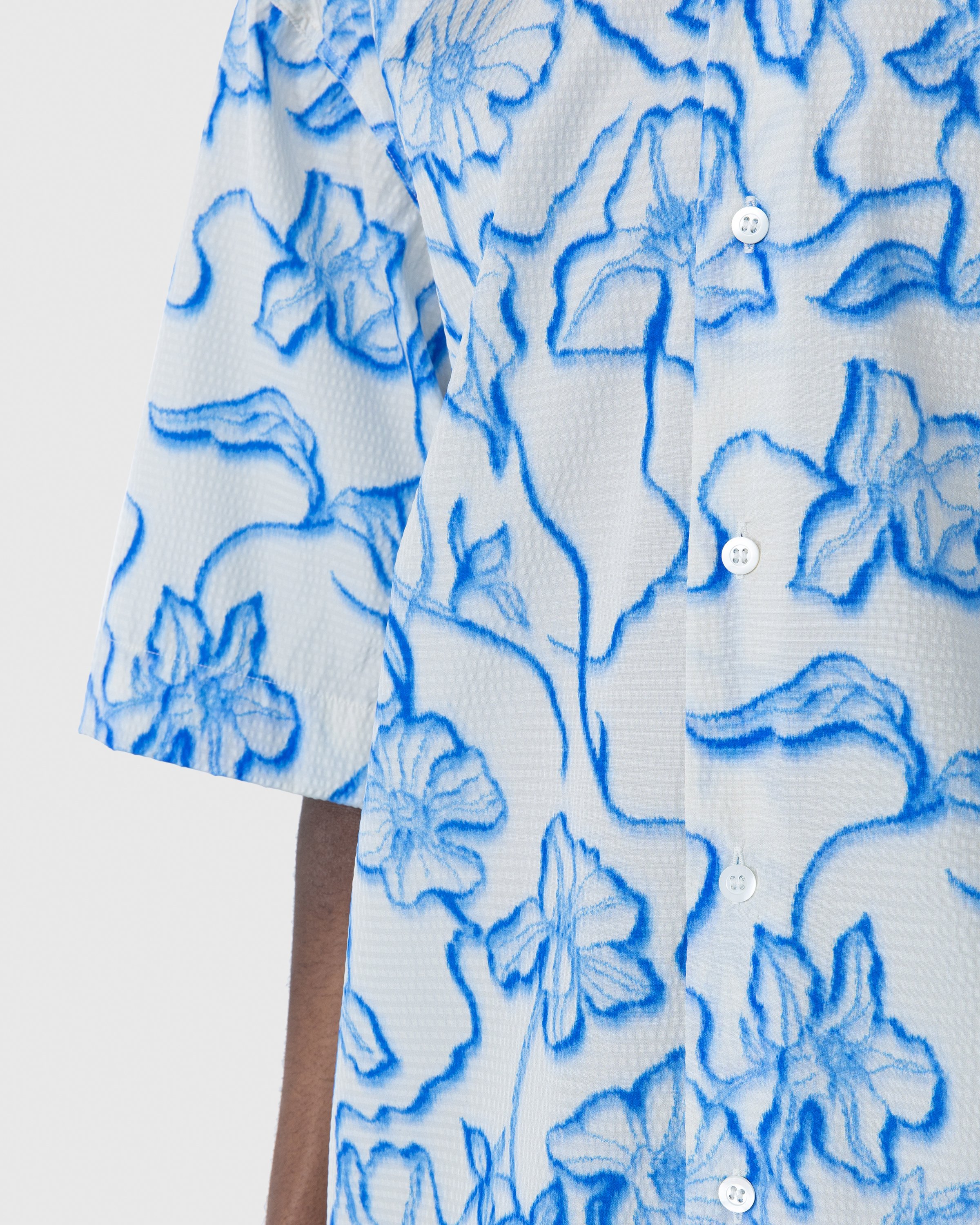 Dries van Noten - Cassidye Shirt Blue - Clothing - Blue - Image 7
