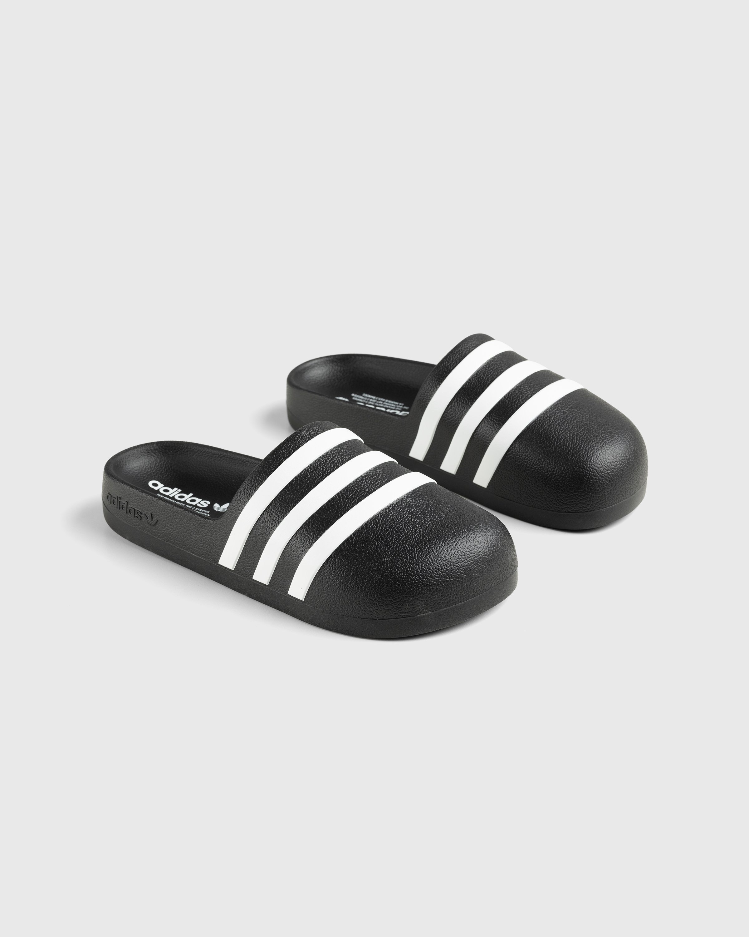 Adidas - Adifom Adilette Black/White/Black - Footwear - Black - Image 3