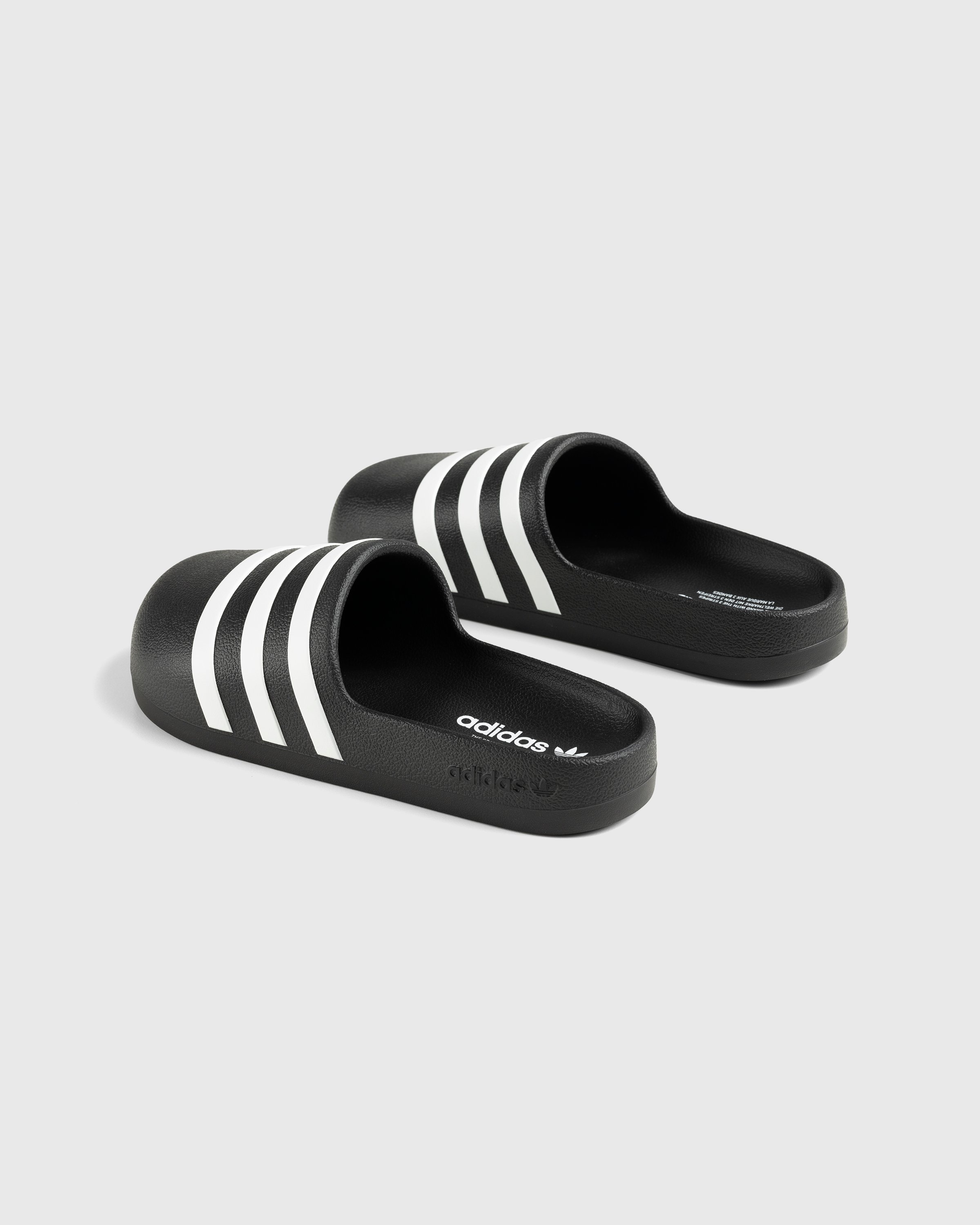 Adidas - Adifom Adilette Black/White/Black - Footwear - Black - Image 4