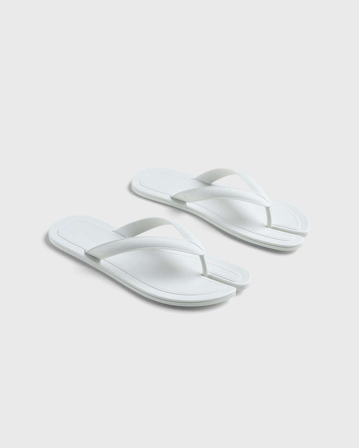 Maison Margiela - Tabi Flip-Flops White - Footwear - White - Image 8