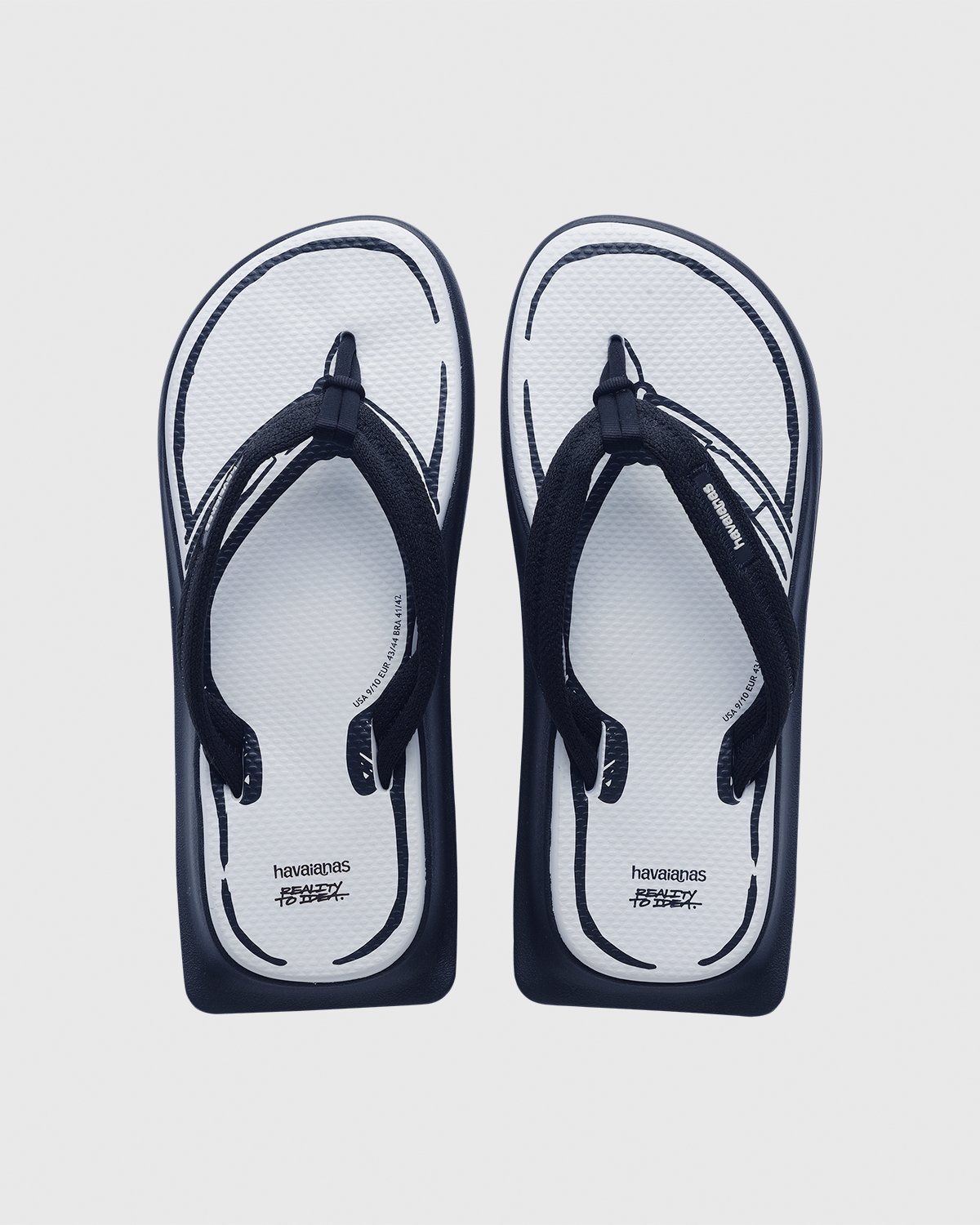 havaianas - Reality to Idea by Joshuas Vides Tradi Zori White - Footwear - White - Image 3