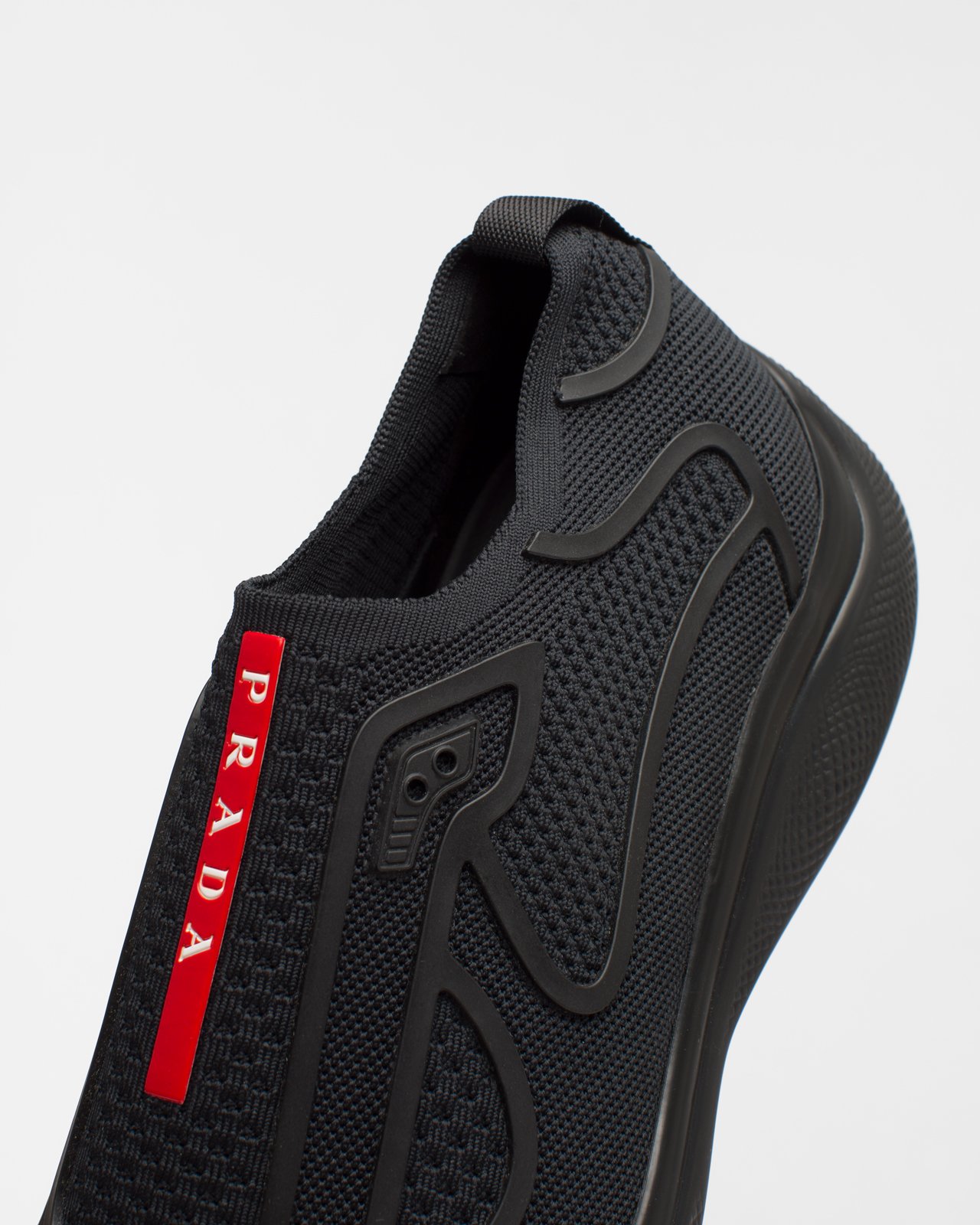 Prada - Men's Americas Cup Knit Slip-On - Footwear - Black - Image 2