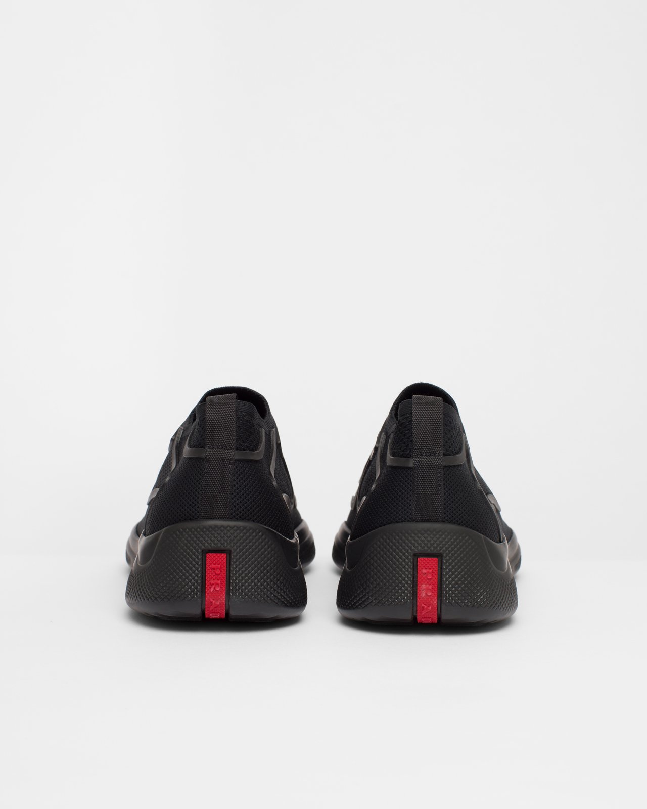 Prada - Men's Americas Cup Knit Slip-On - Footwear - Black - Image 6