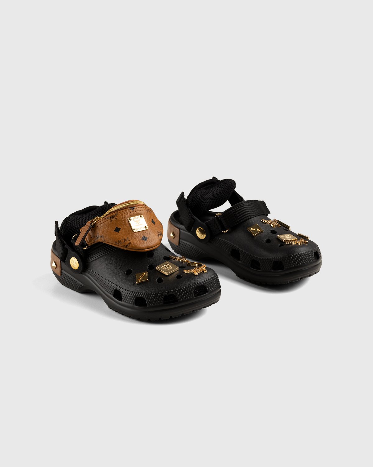 MCM x Crocs - Belt Bag Clog Black - Footwear - Black - Image 4