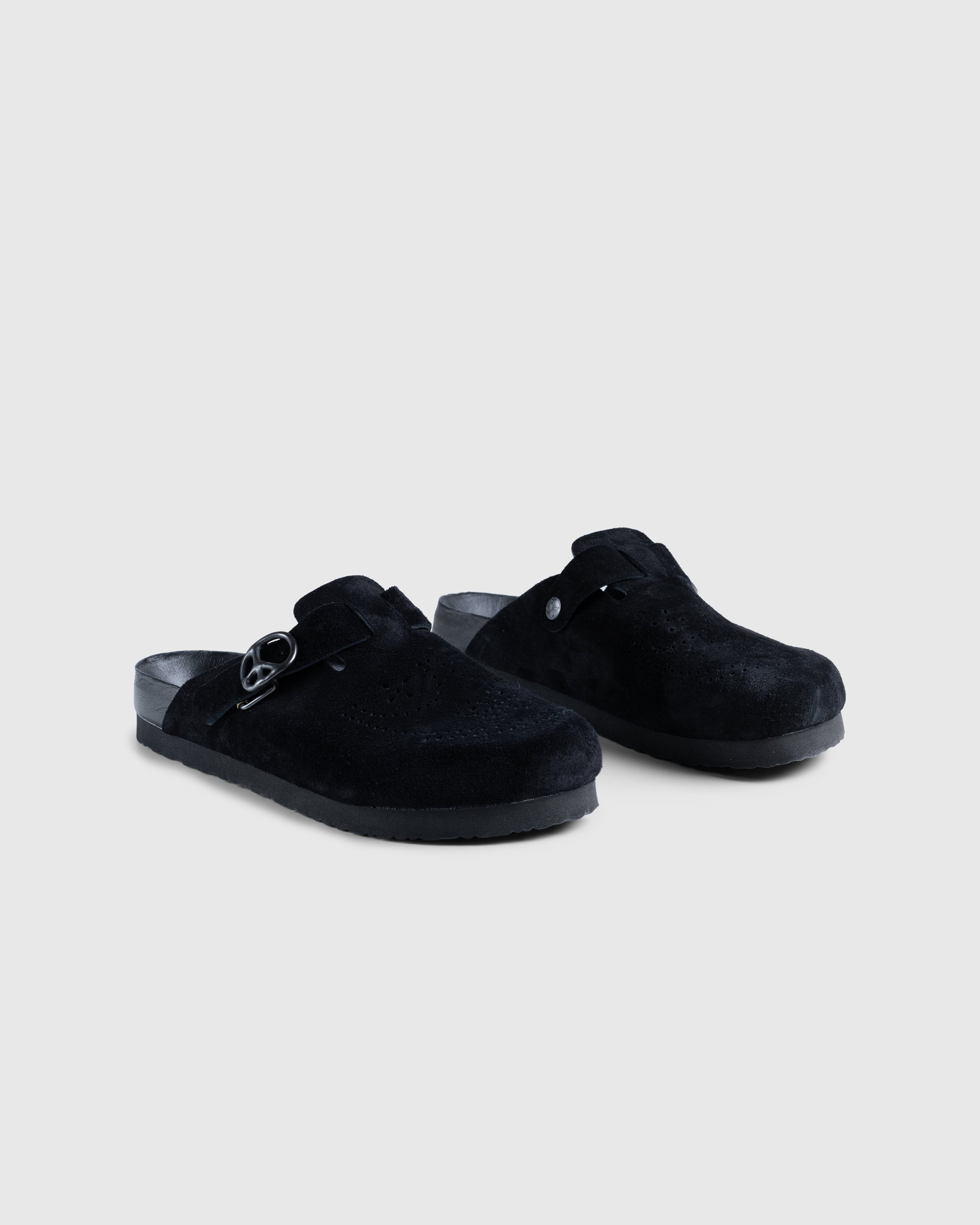Needles - Clog Sandal - Suede Lthr. - Footwear - Black - Image 3