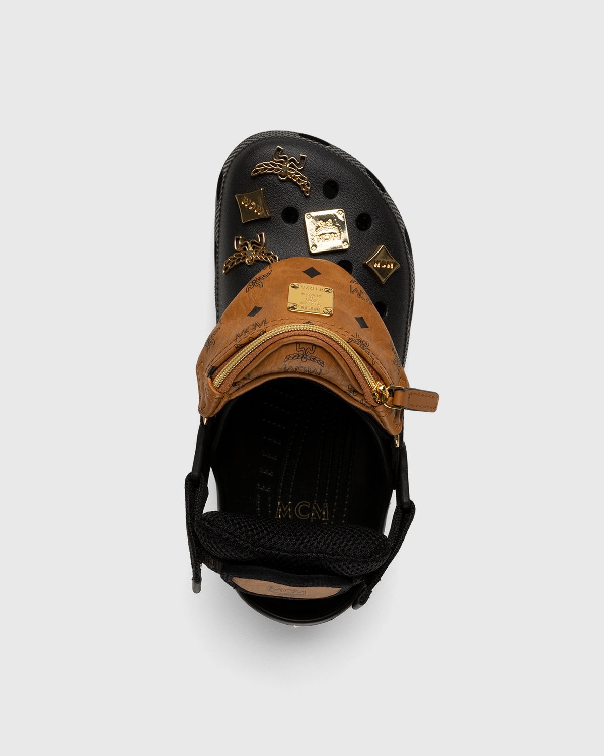 MCM x Crocs - Belt Bag Clog Black - Footwear - Black - Image 5