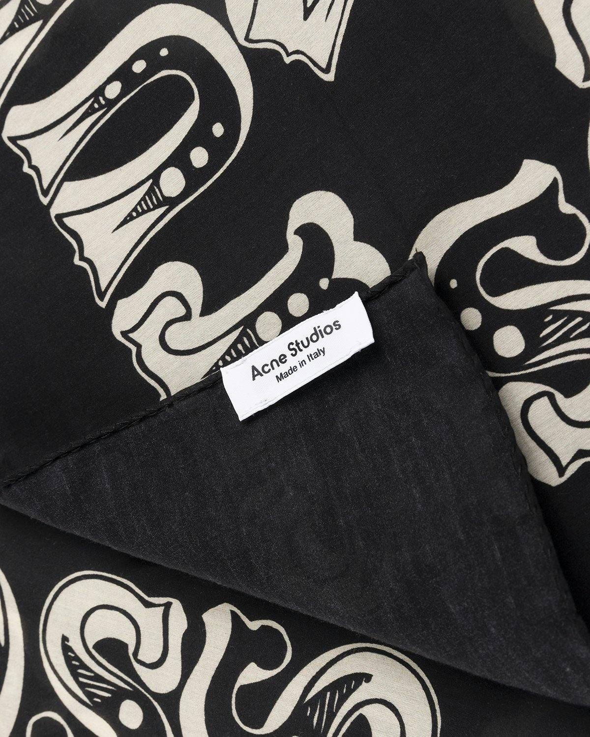 Acne Studios - Circus Font Scarf Black - Accessories - Black - Image 4