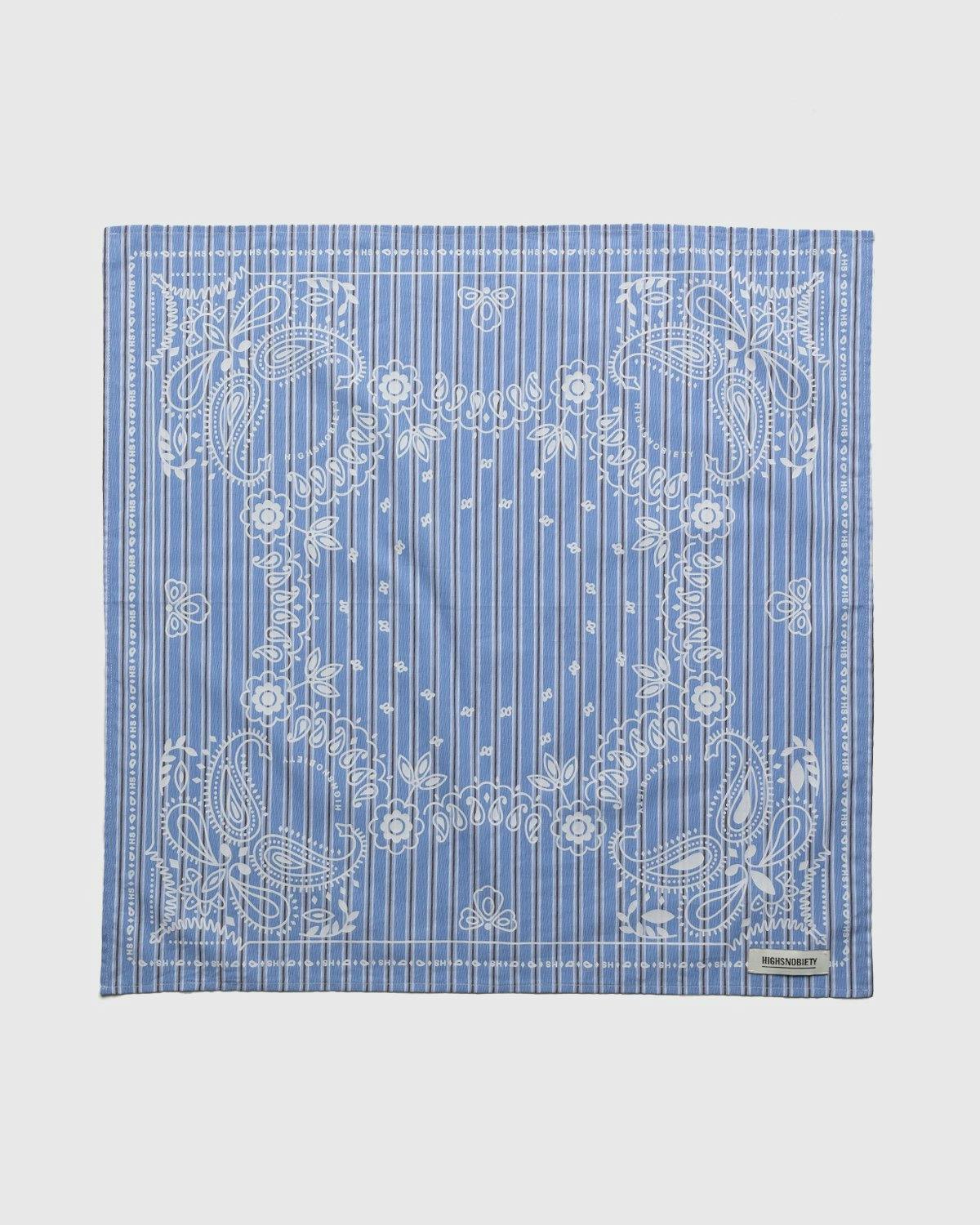 Highsnobiety - Shirting Bandana Blue - Accessories - Blue - Image 2