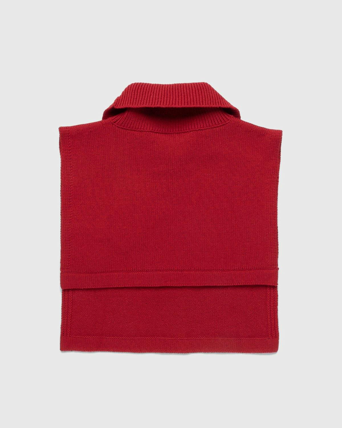 Jil Sander - Plastron Bib Red - Accessories - Red - Image 2