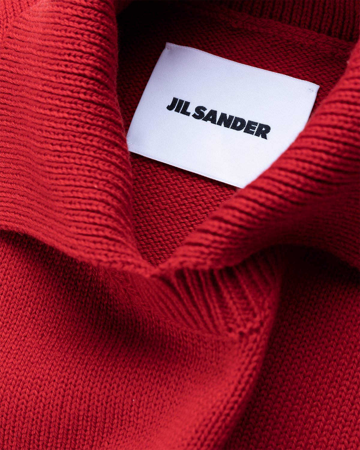 Jil Sander - Plastron Bib Red - Accessories - Red - Image 3