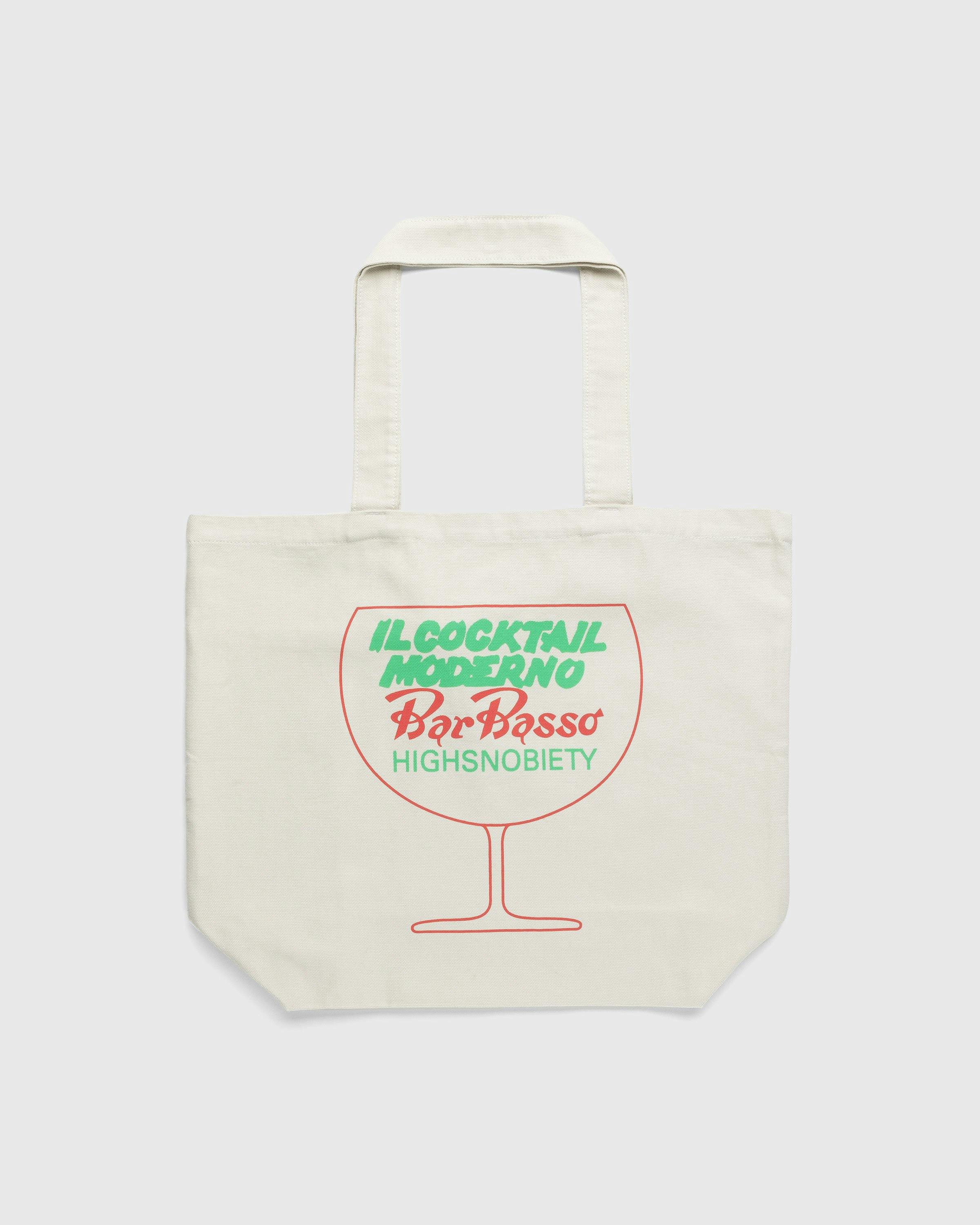 Bar Basso x Highsnobiety - Graphic Tote Bag Eggshell - Accessories - Beige - Image 1