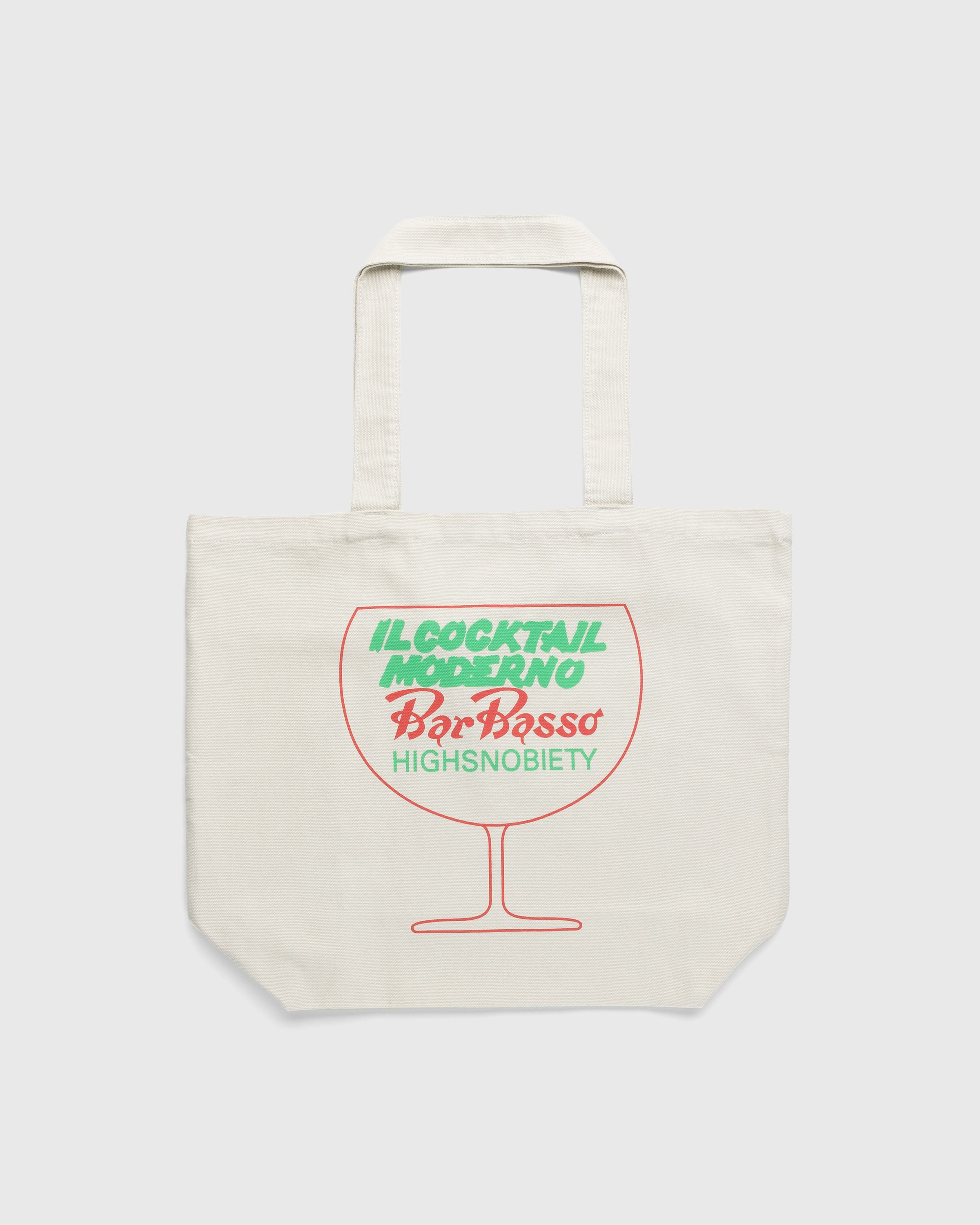 Bar Basso x Highsnobiety - Graphic Tote Bag Eggshell - Accessories - Beige - Image 1