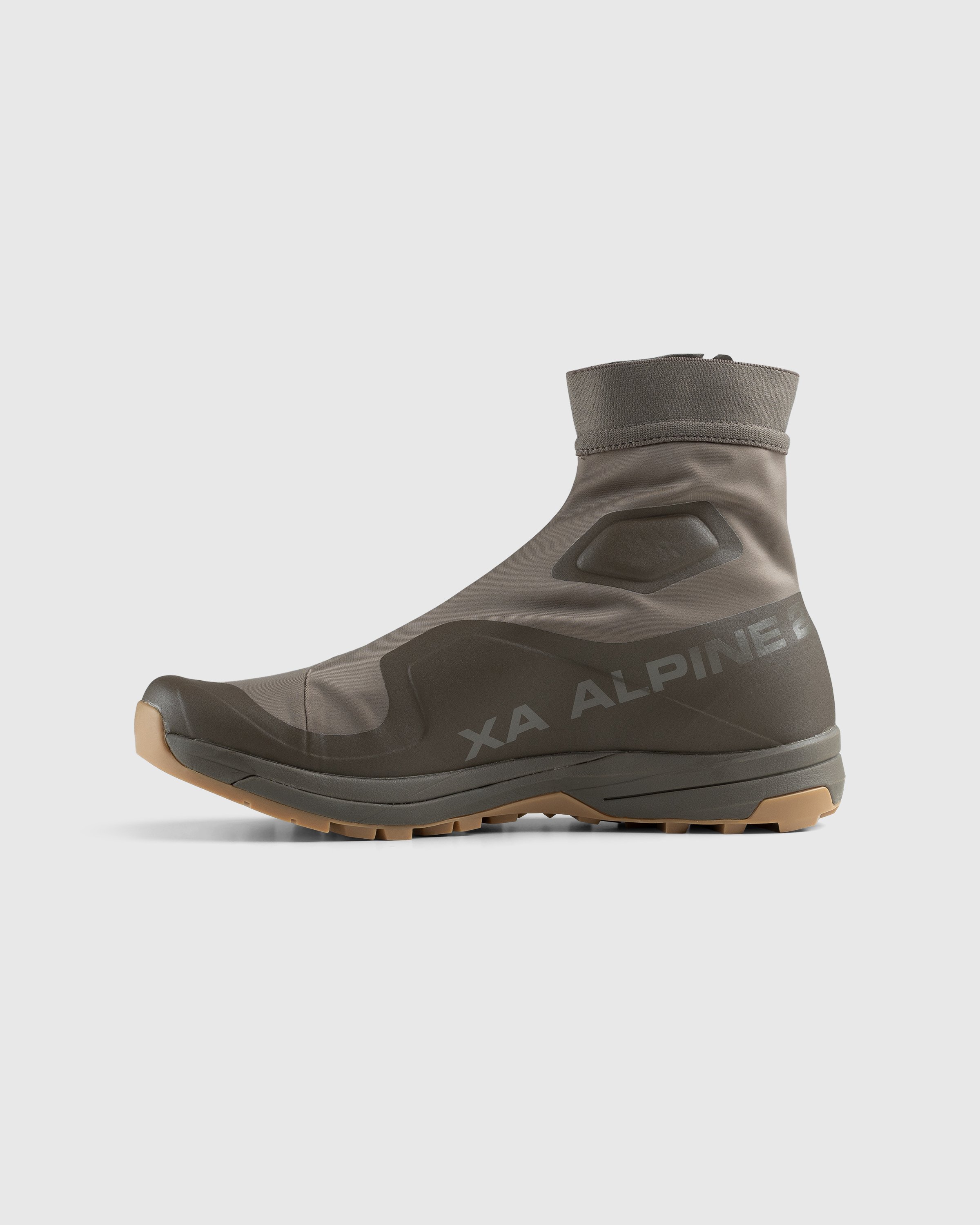 Salomon x PAS NORMAL STUDIOS - XA-Alpine 2 Moss Gray/Deep Lichen Green/Gull - Footwear - Brown - Image 2