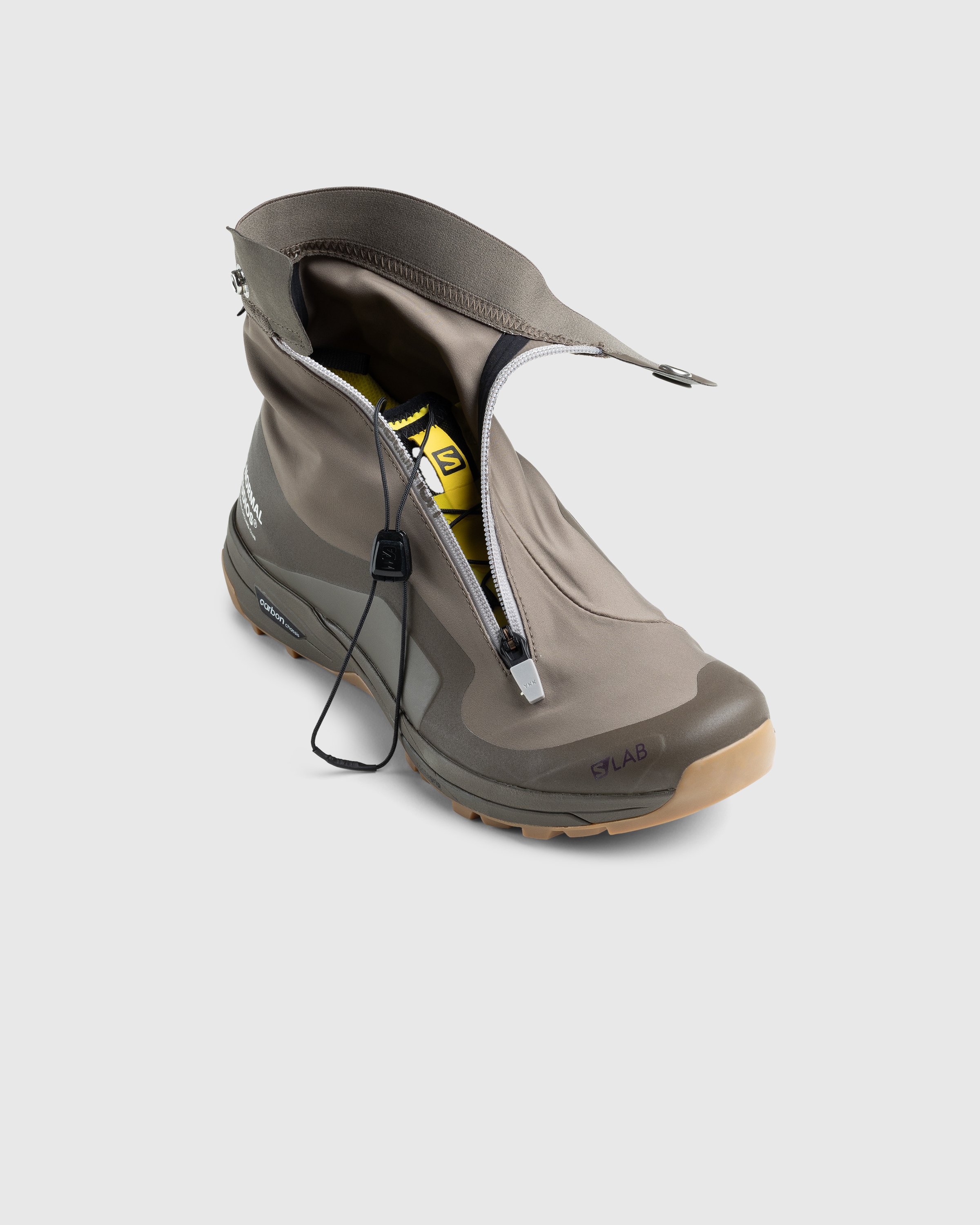 Salomon x PAS NORMAL STUDIOS - XA-Alpine 2 Moss Gray/Deep Lichen Green/Gull - Footwear - Brown - Image 5