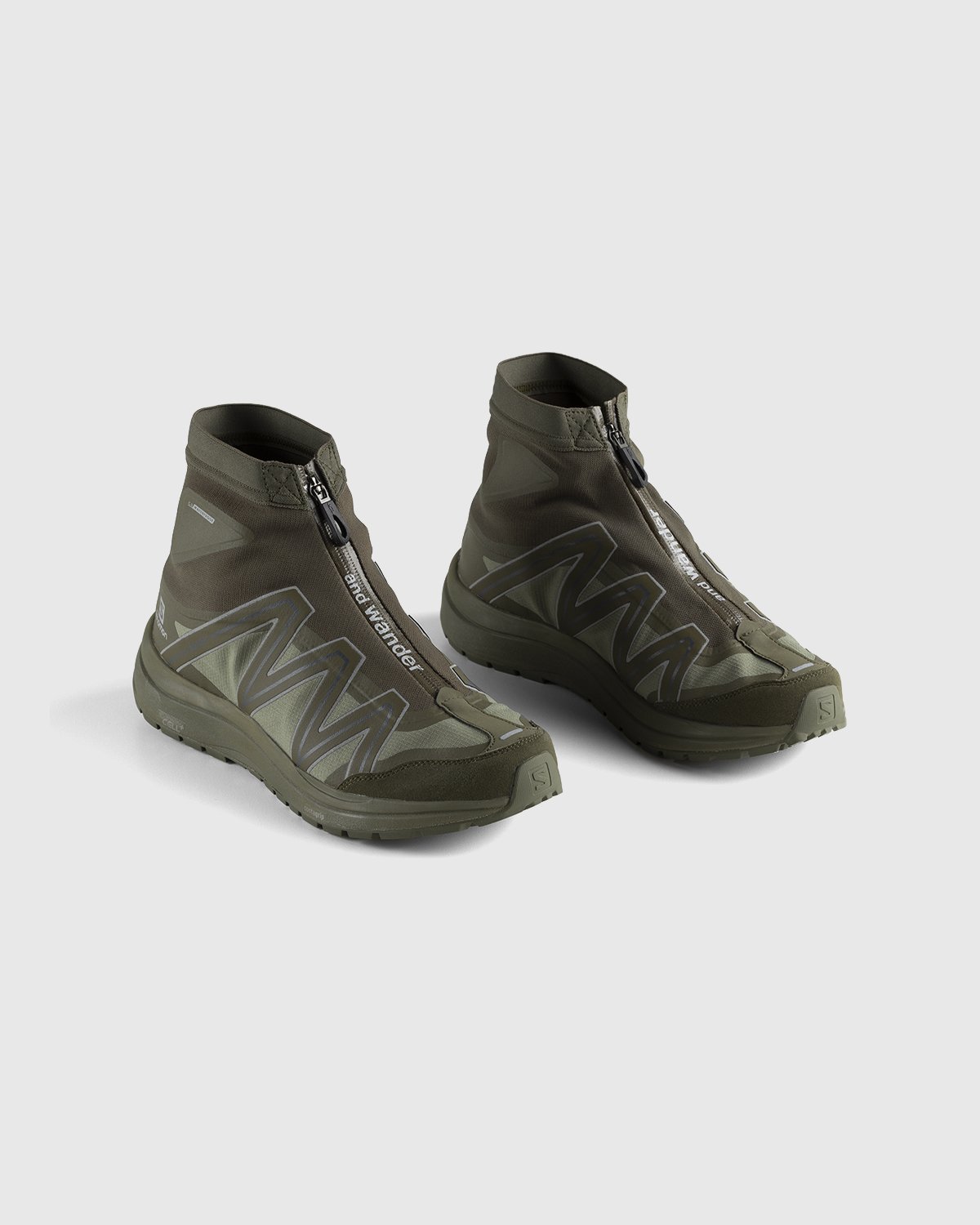 And Wander x Salomon - Odyssey CSWP Khaki - Footwear - Green - Image 3