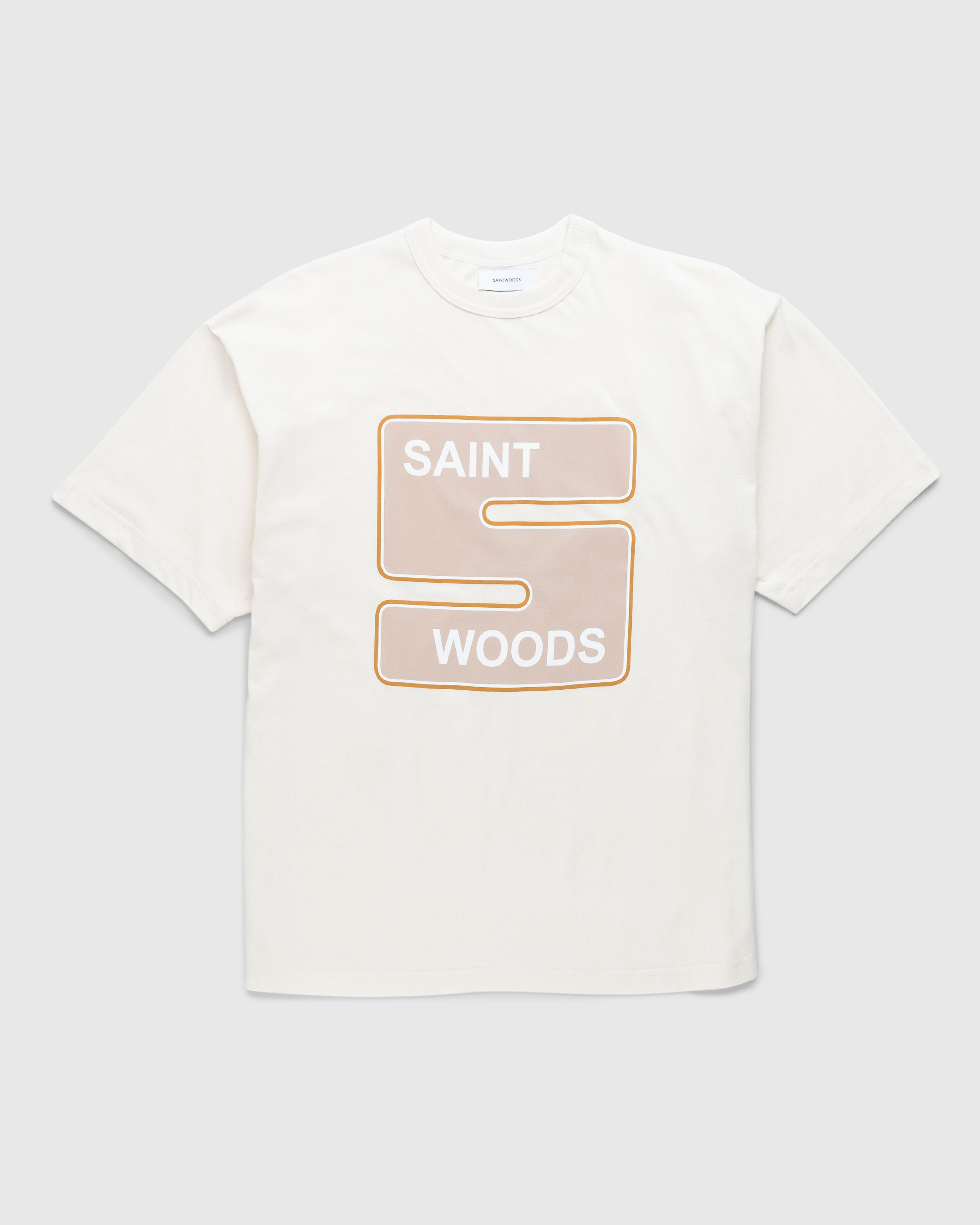 Saintwoods - You Go Tee Natural - Clothing - Beige - Image 1