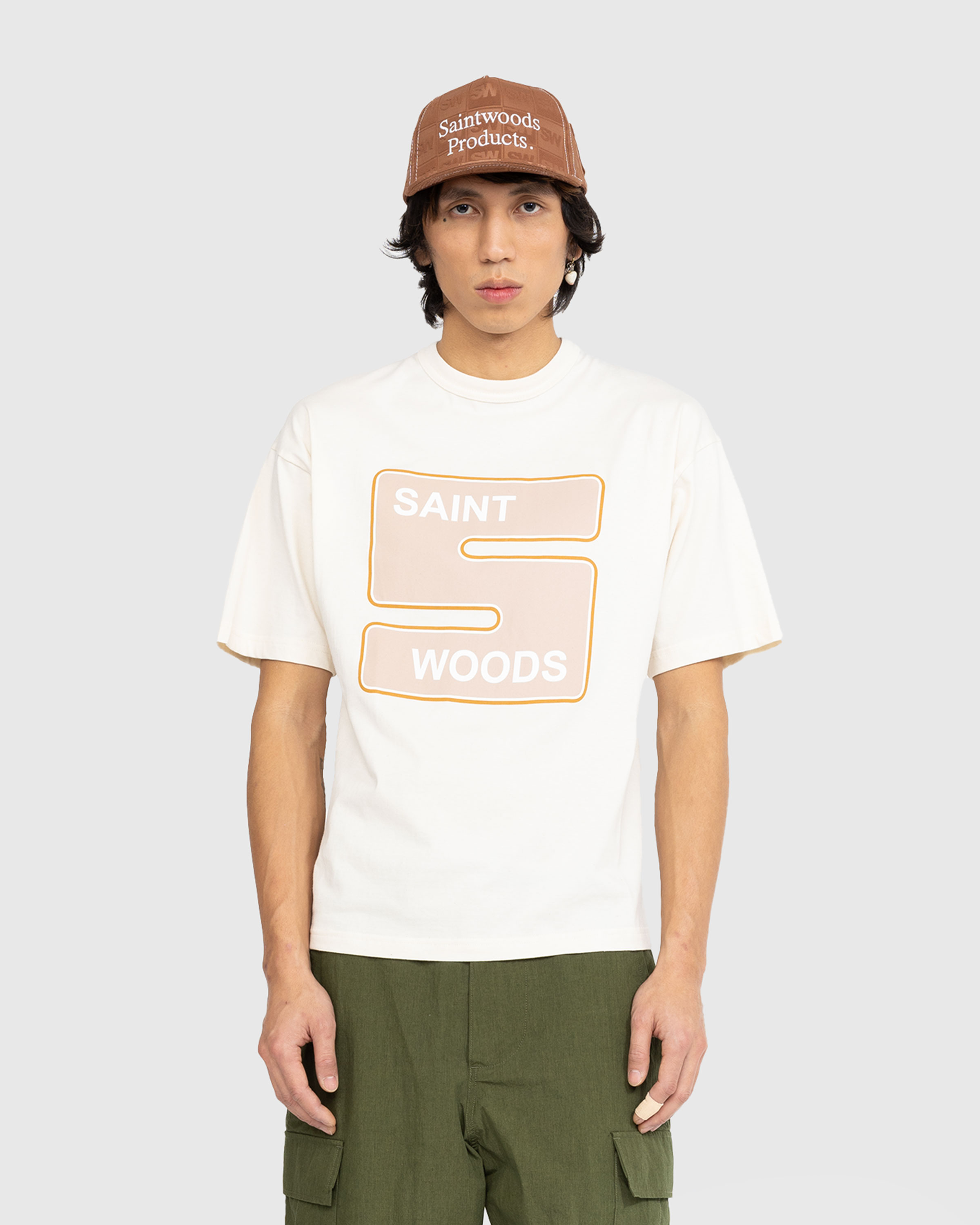 Saintwoods - You Go Tee Natural - Clothing - Beige - Image 2