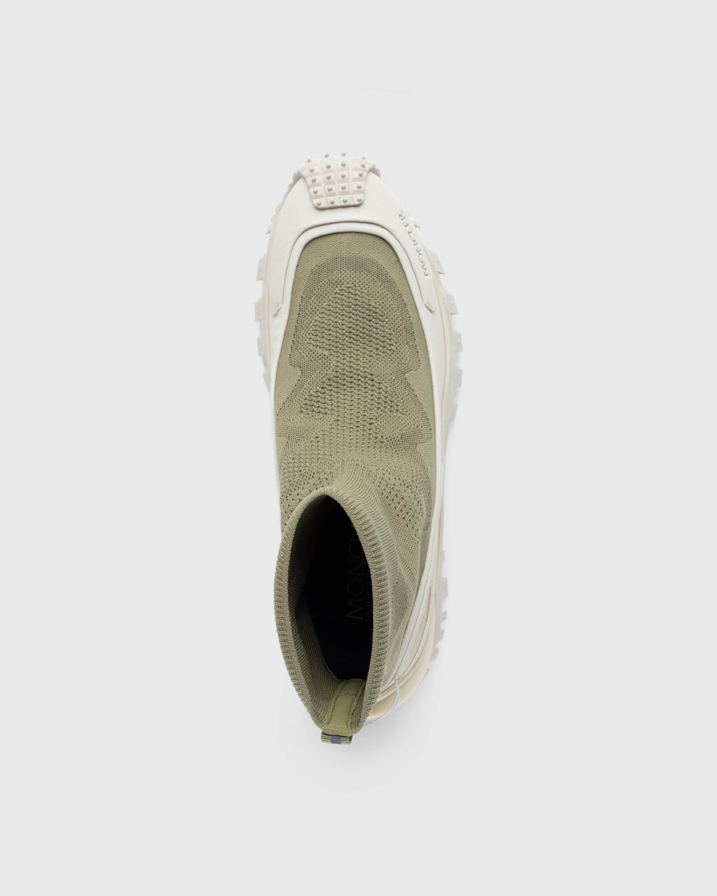 Moncler - Trailgrip Knit High Top Sneakers Medium Green - Footwear - Green - Image 5