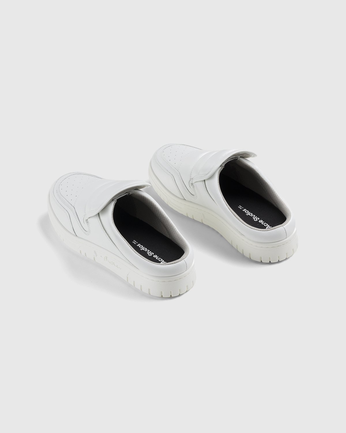 Acne Studios - Cow Leather Mule White - Footwear - White - Image 4