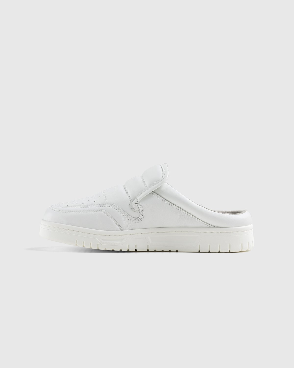 Acne Studios - Cow Leather Mule White - Footwear - White - Image 2