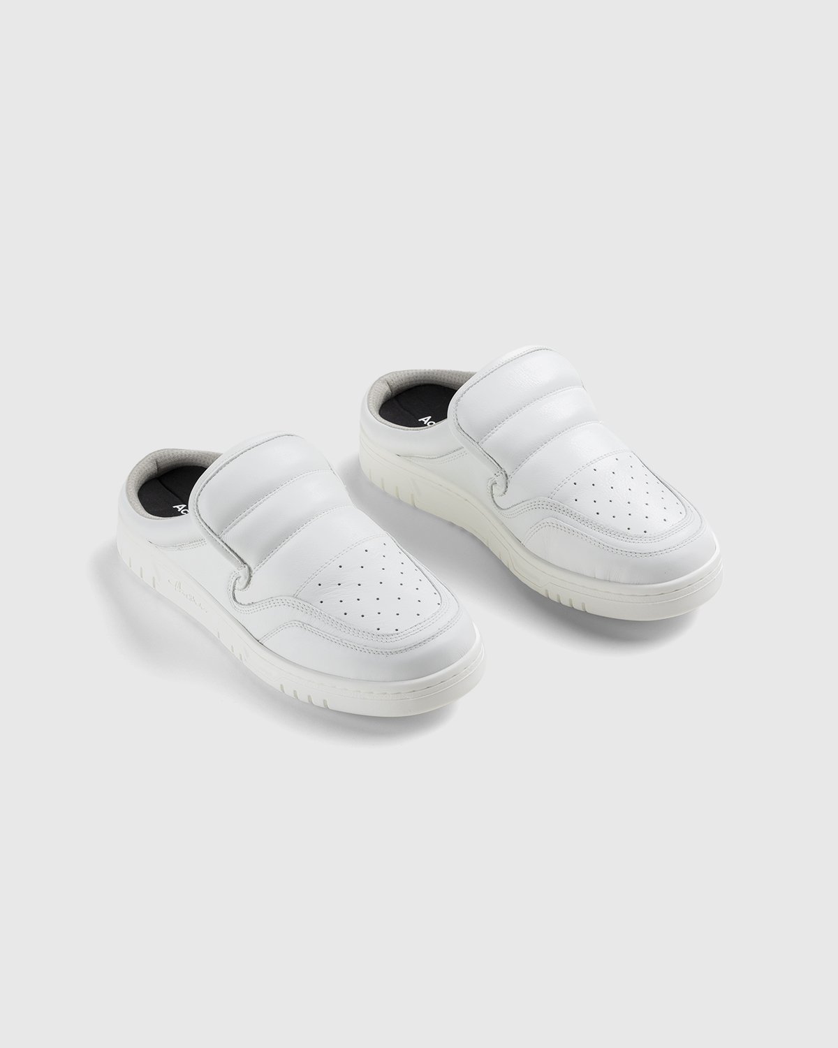 Acne Studios - Cow Leather Mule White - Footwear - White - Image 5