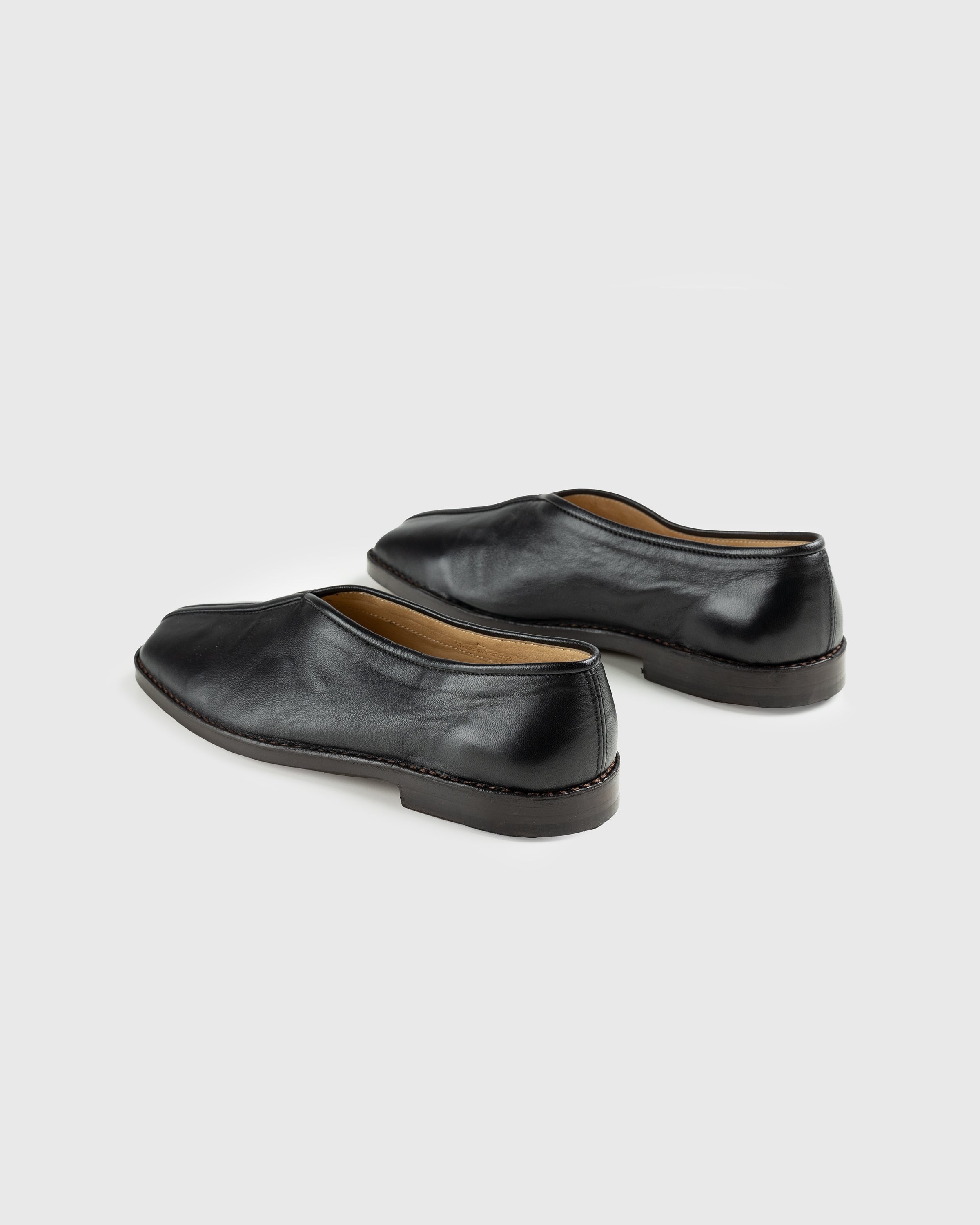Lemaire - Flat Piped Slippers - Footwear - Black - Image 4