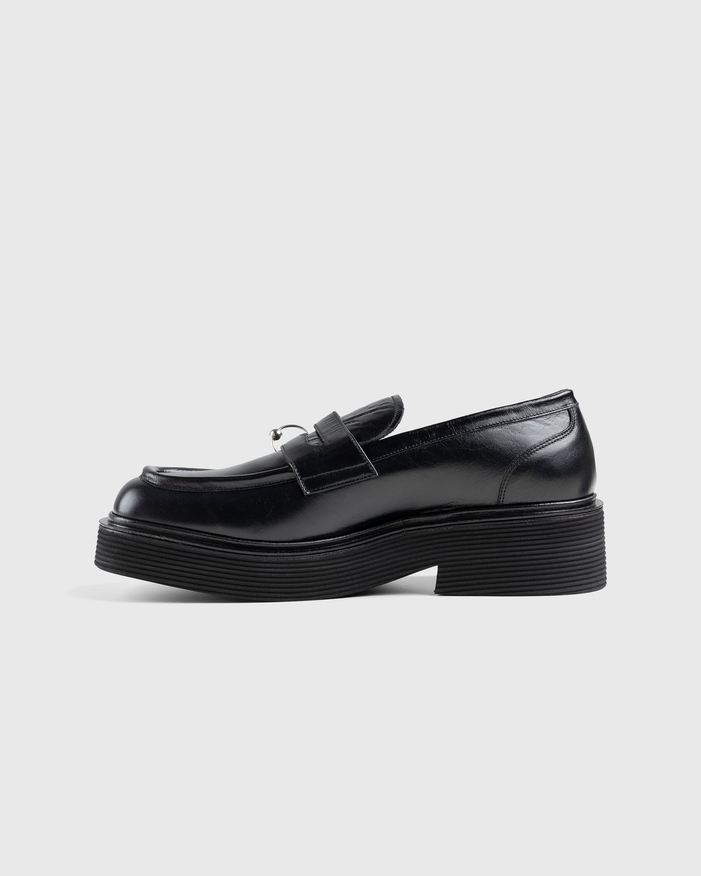 Marni - Shiny Leather Moccasin Black - Footwear - Black - Image 2