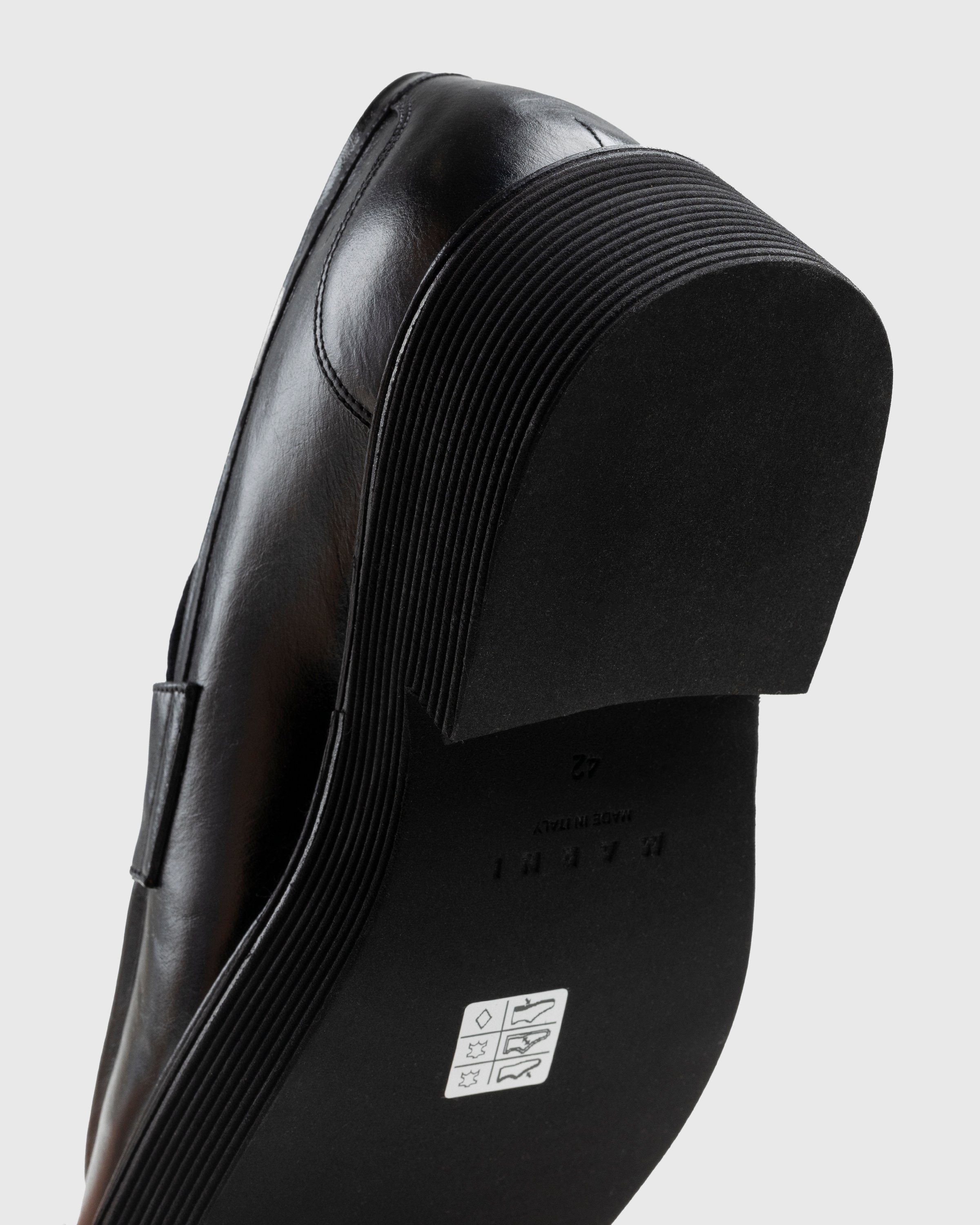 Marni - Shiny Leather Moccasin Black - Footwear - Black - Image 6