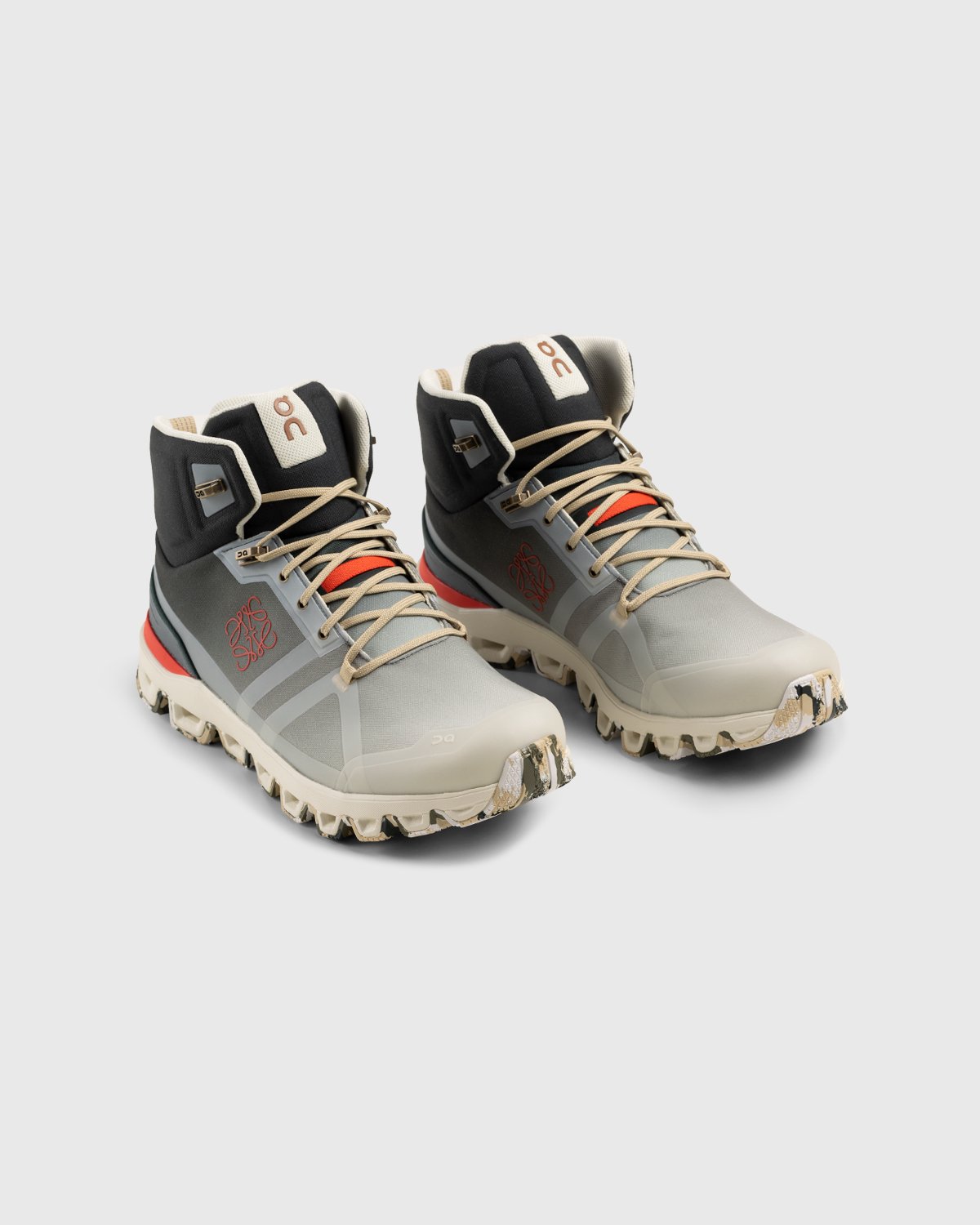 Loewe x On - Men's Cloudrock Gradient Khaki - Footwear - Grey - Image 3